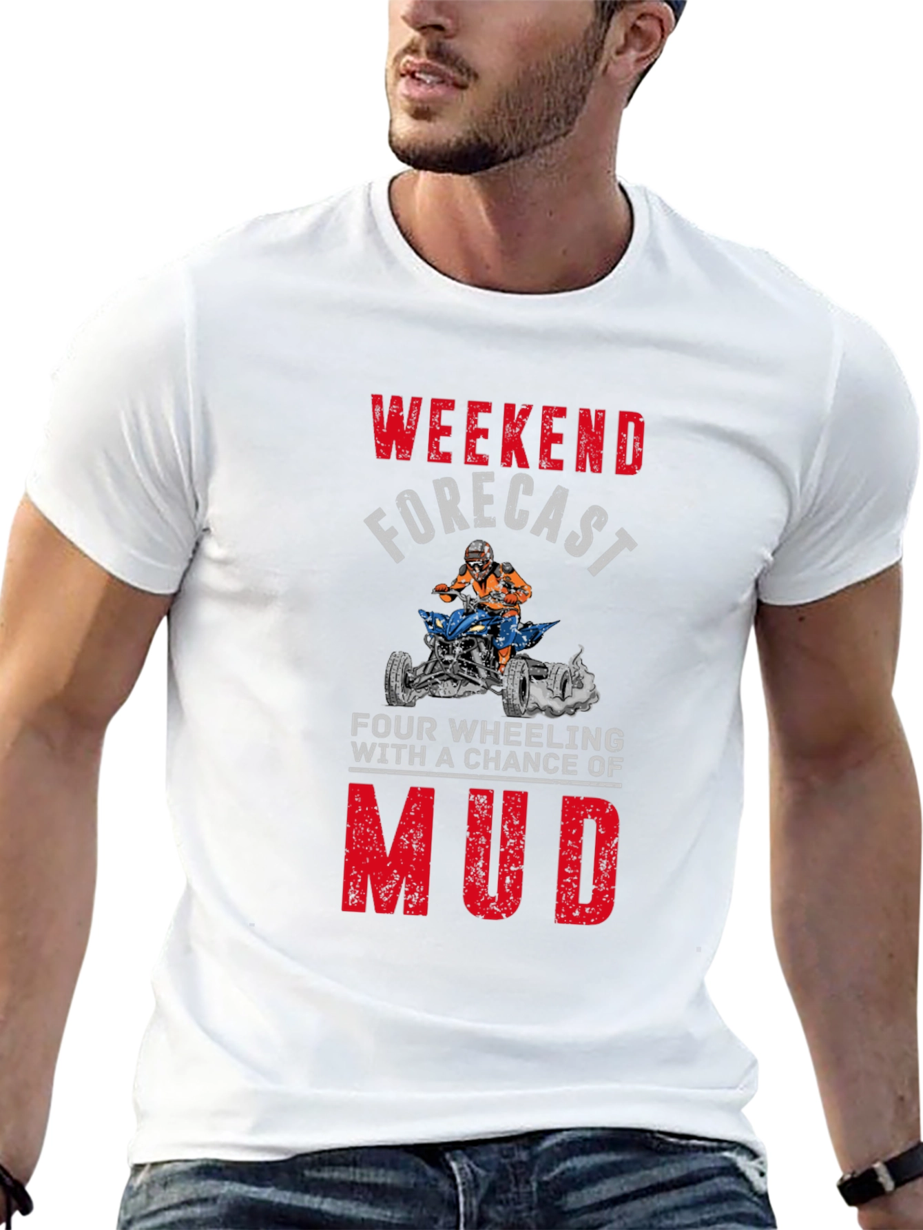 Weekend Forecast Mudding T-Shirt