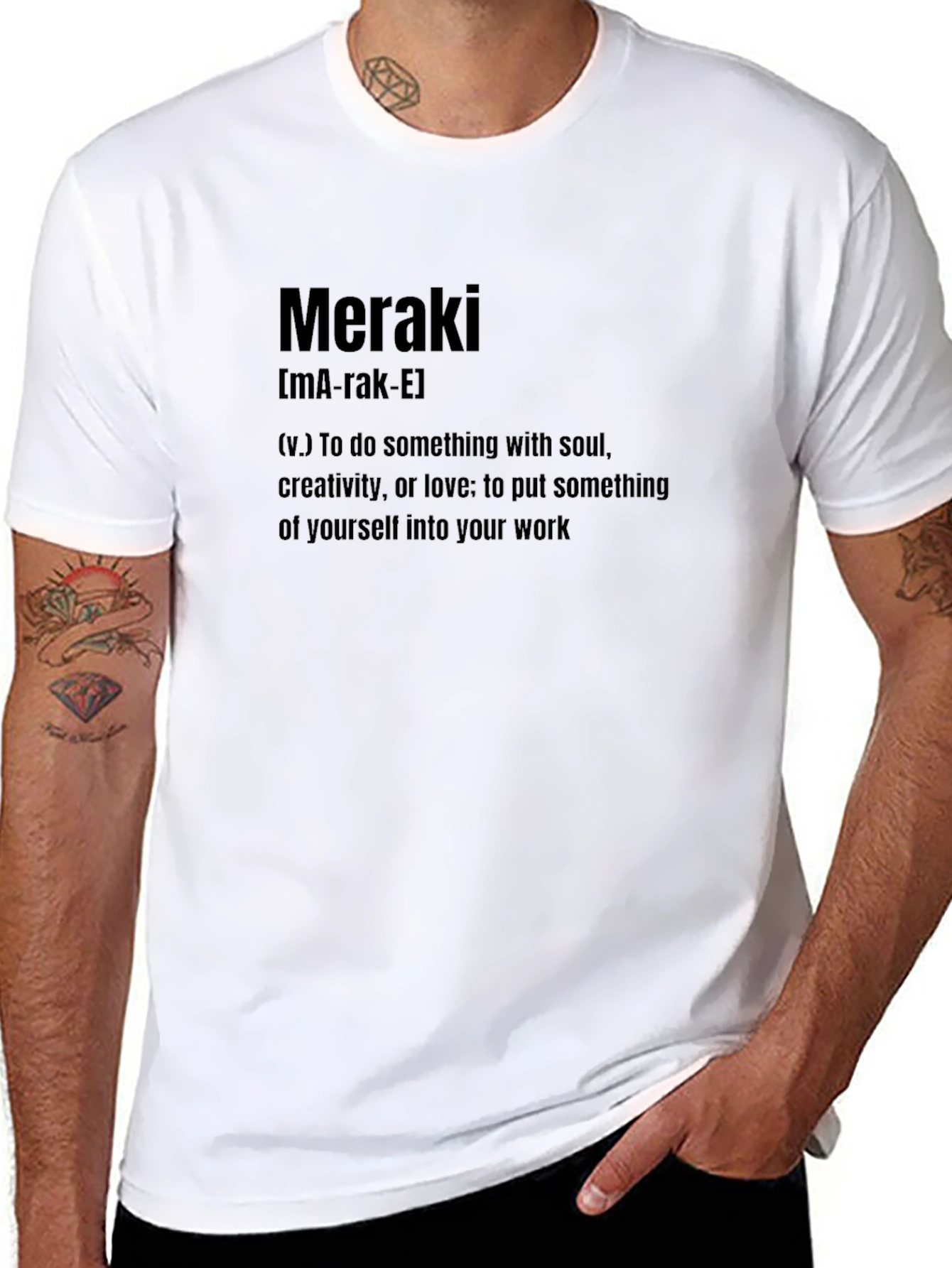 Meraki Definition T-Shirt - Soulful Creativity Tee