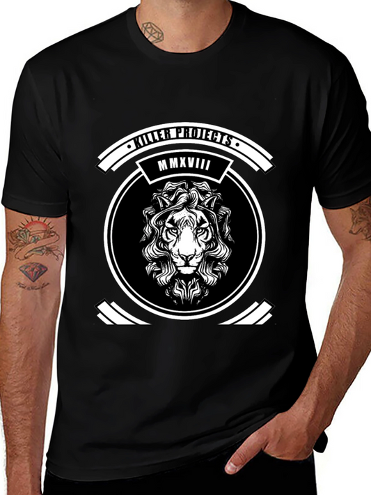 Killer Projects Lion Graphic Tee - Black