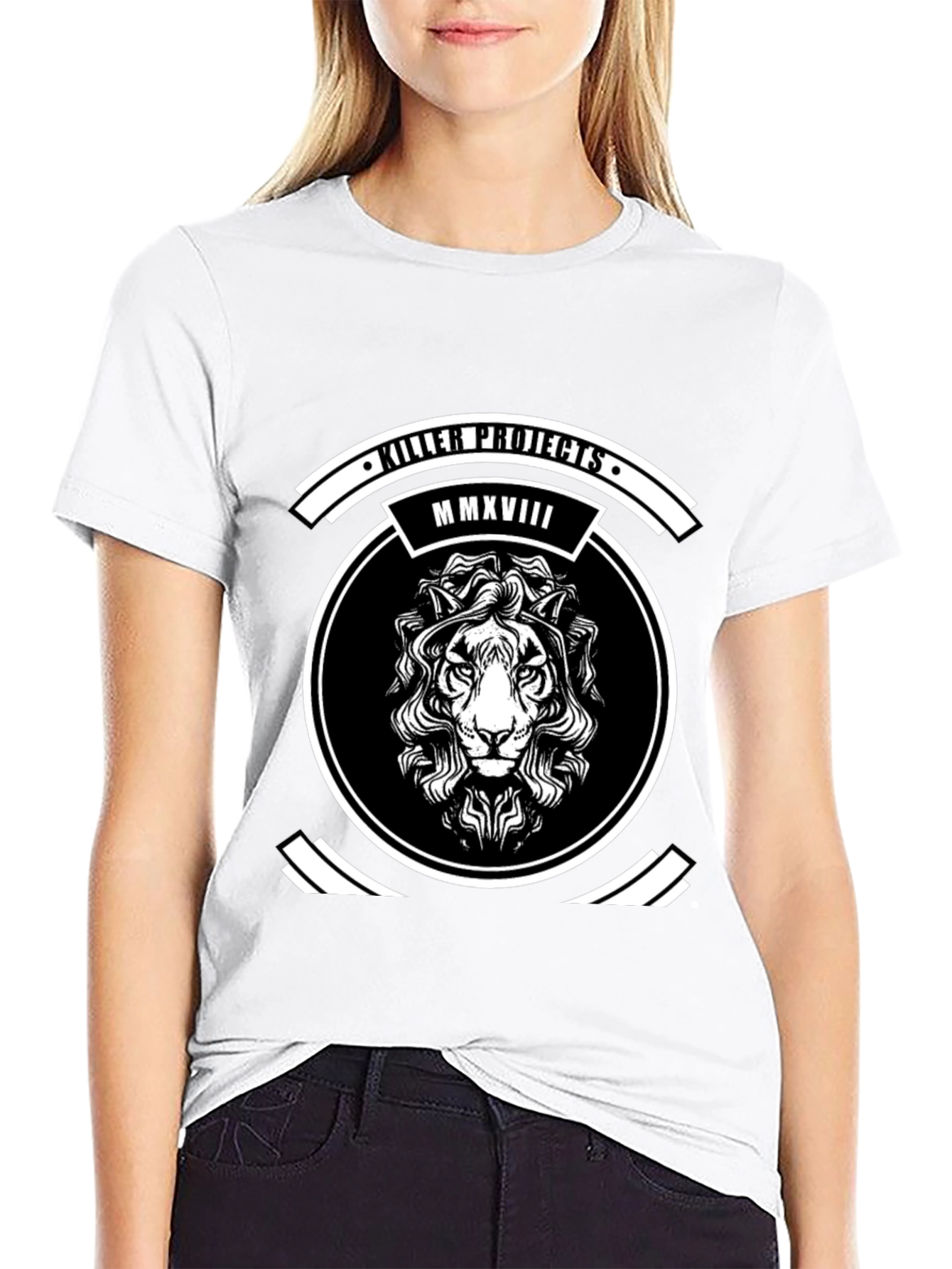 Killer Projects Lion Graphic Tee - Black