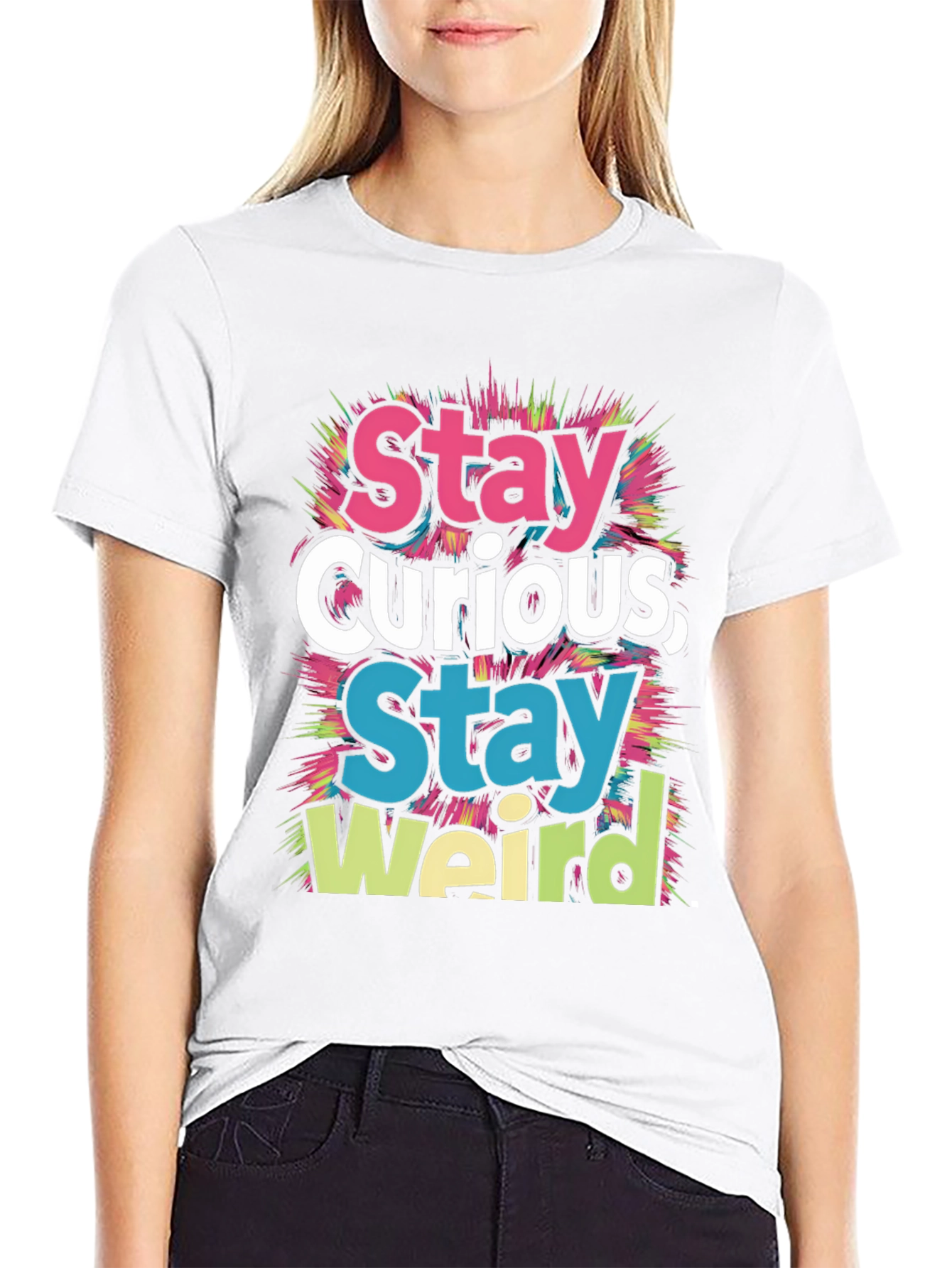 Stay Curious Stay Weird Graphic Tee