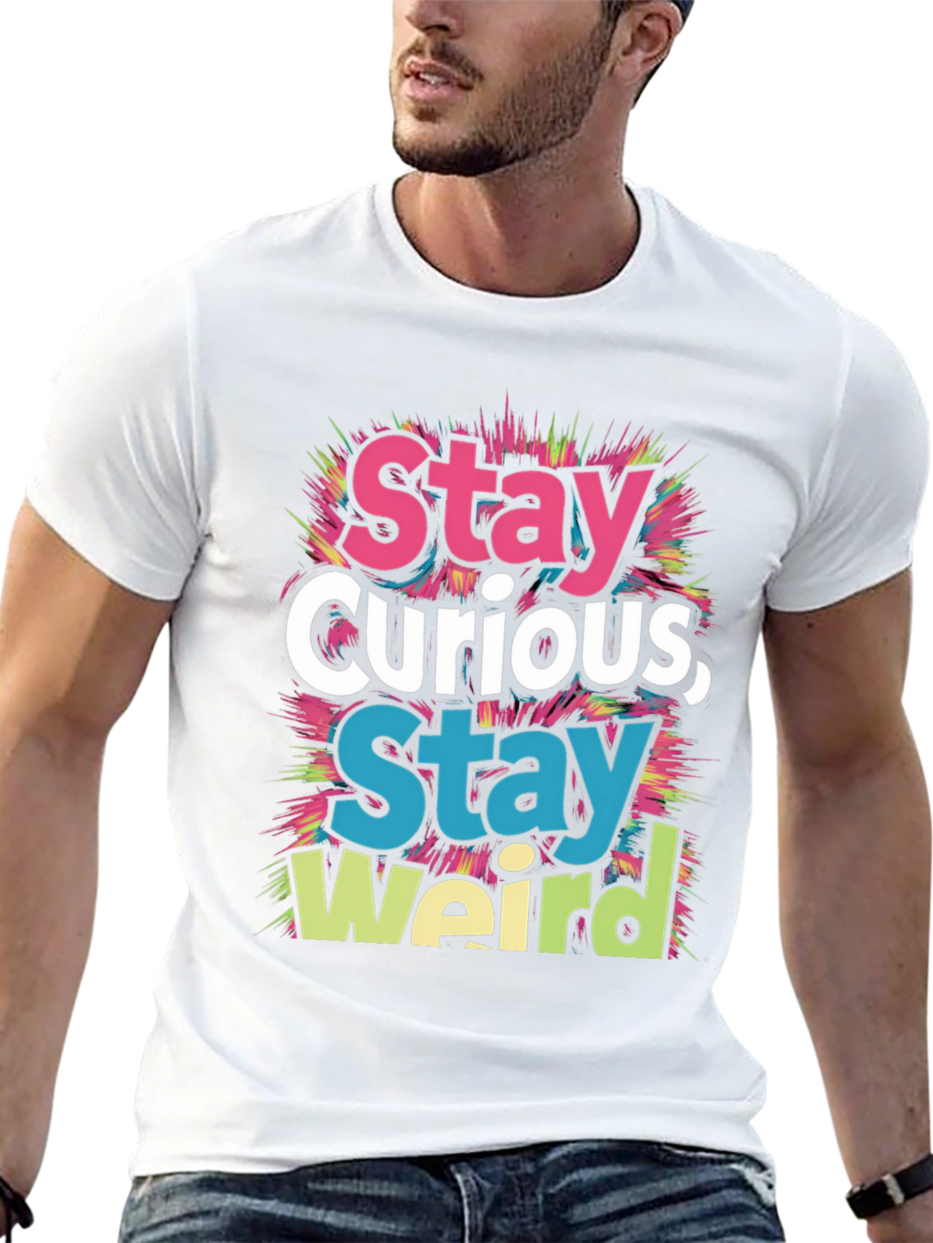 Stay Curious Stay Weird Graphic Tee