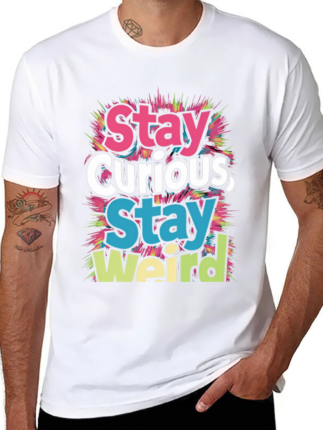 Stay Curious Stay Weird Graphic Tee