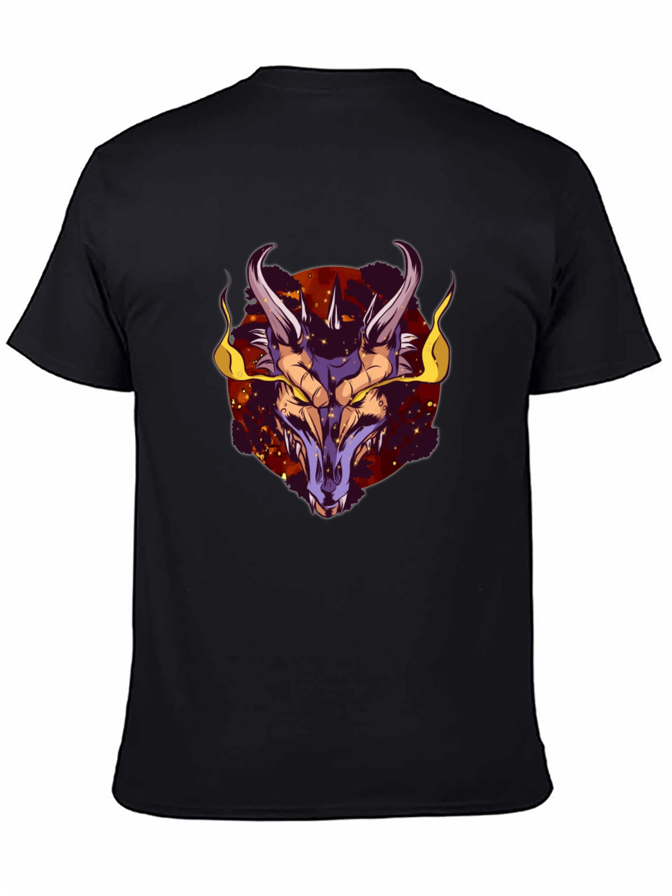 Dragon Graphic Tee - Mens Black T-Shirt