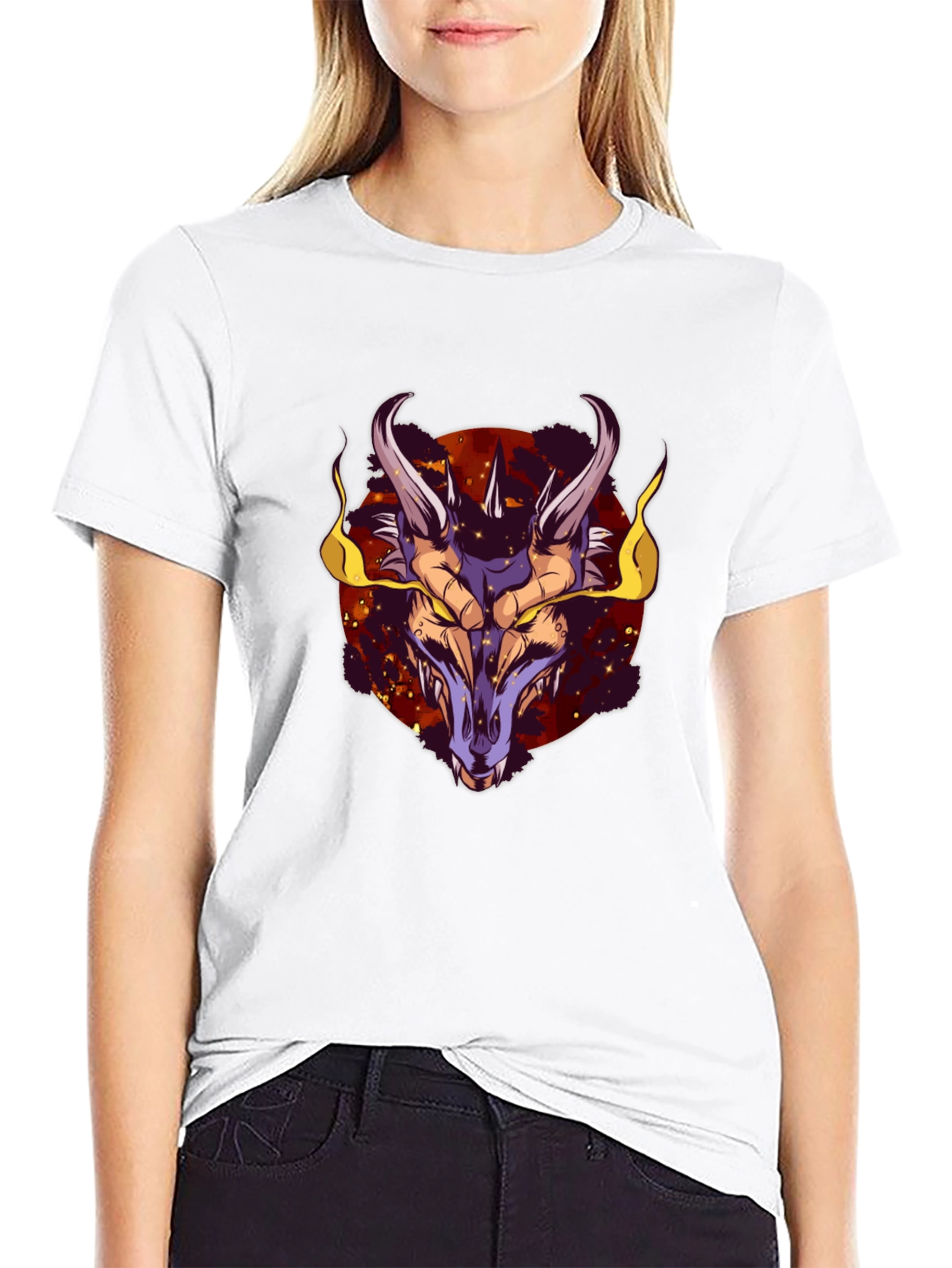Dragon Graphic Tee - Mens Black T-Shirt