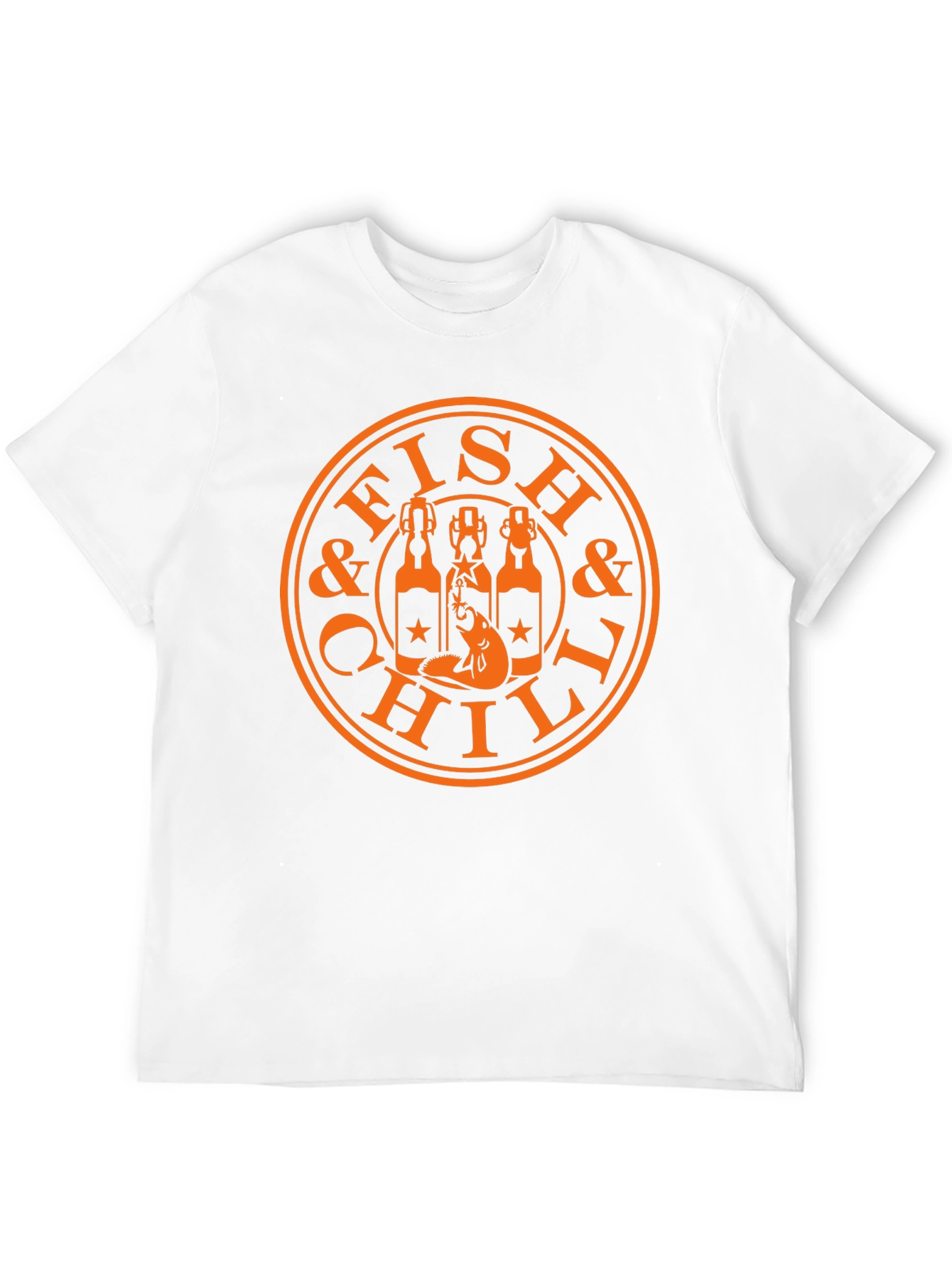 Fish & Chill Graphic Tee - Relaxed Style