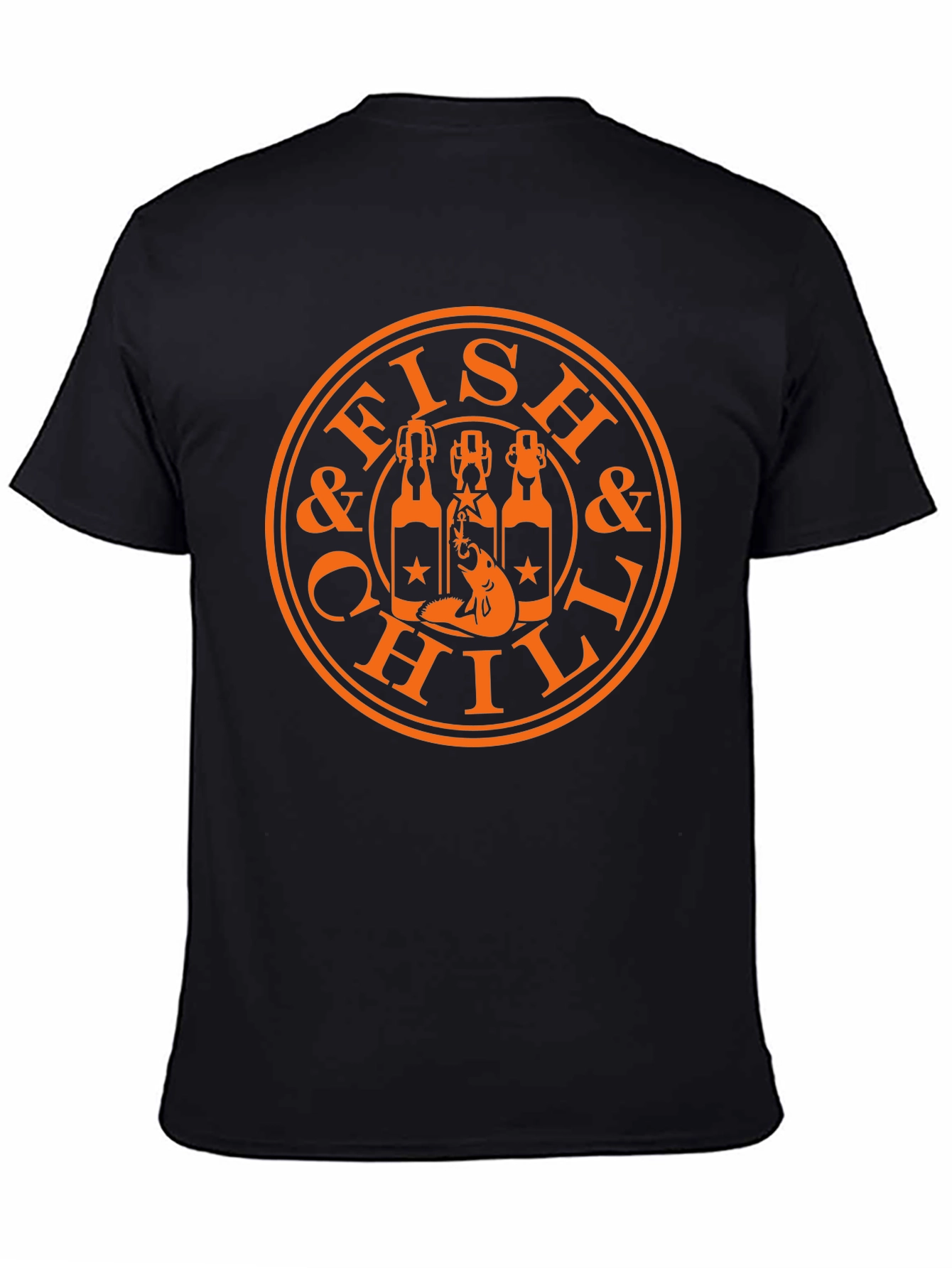 Fish & Chill Graphic Tee - Relaxed Style