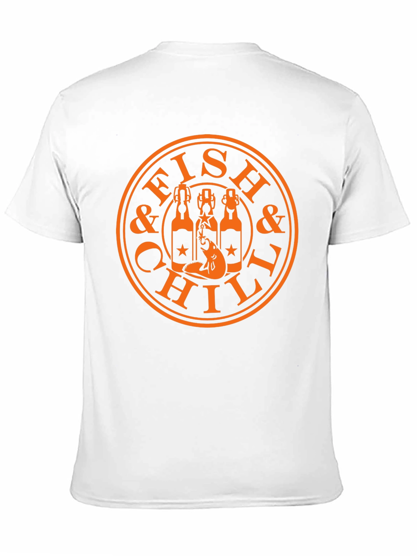 Fish & Chill Graphic Tee - Relaxed Style