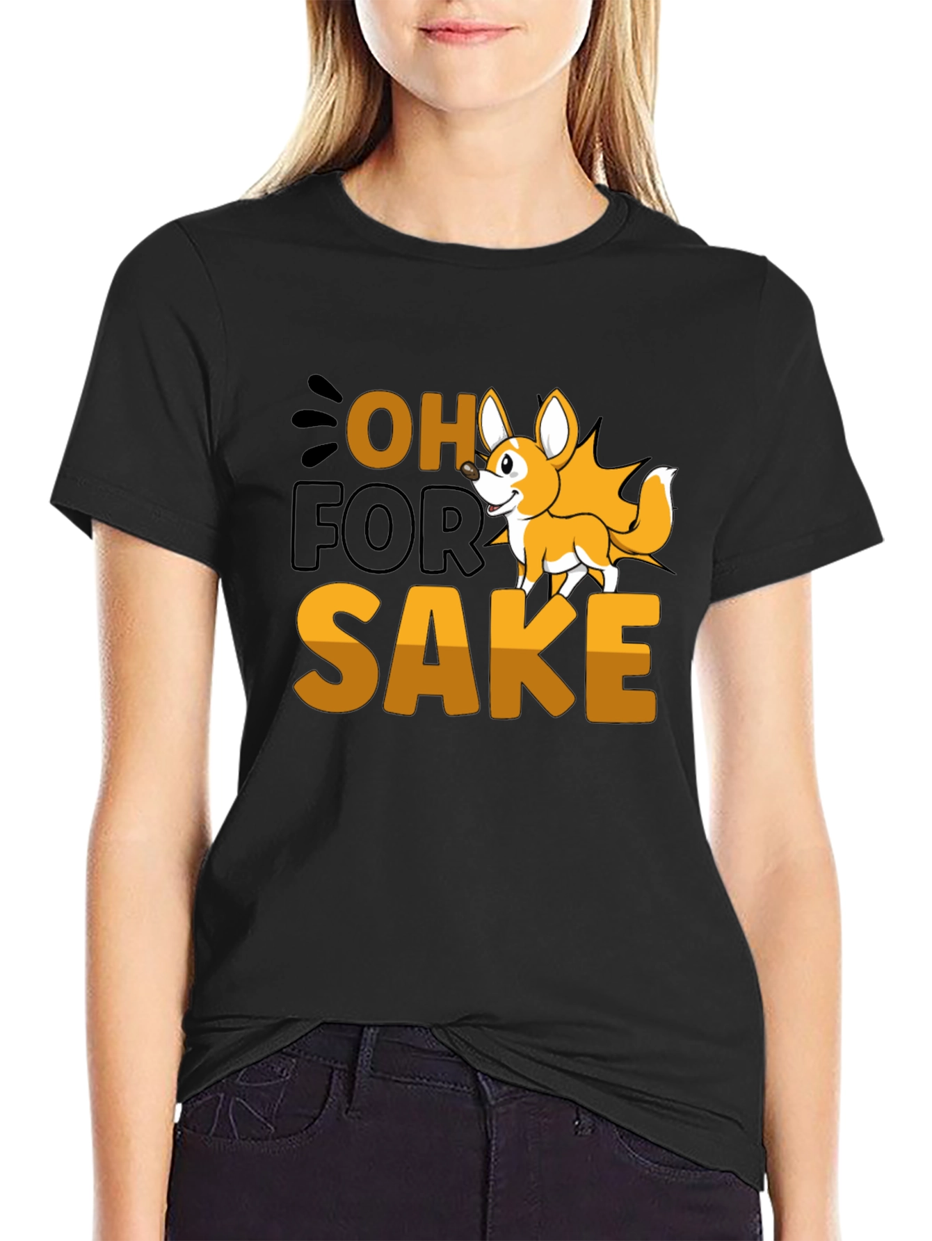 Oh For Fox Sake T-Shirt Funny Animal Tee