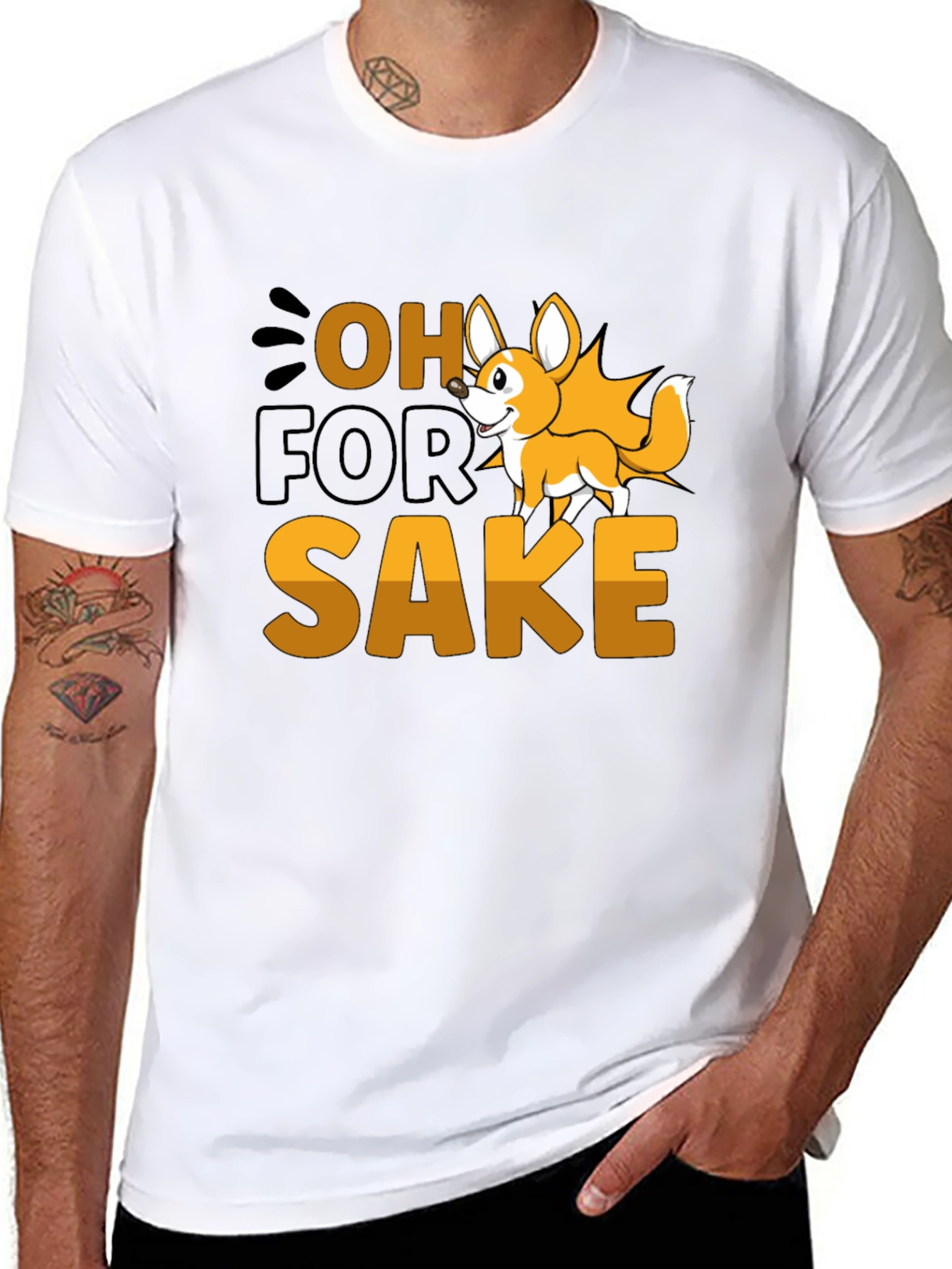 Oh For Fox Sake T-Shirt Funny Animal Tee