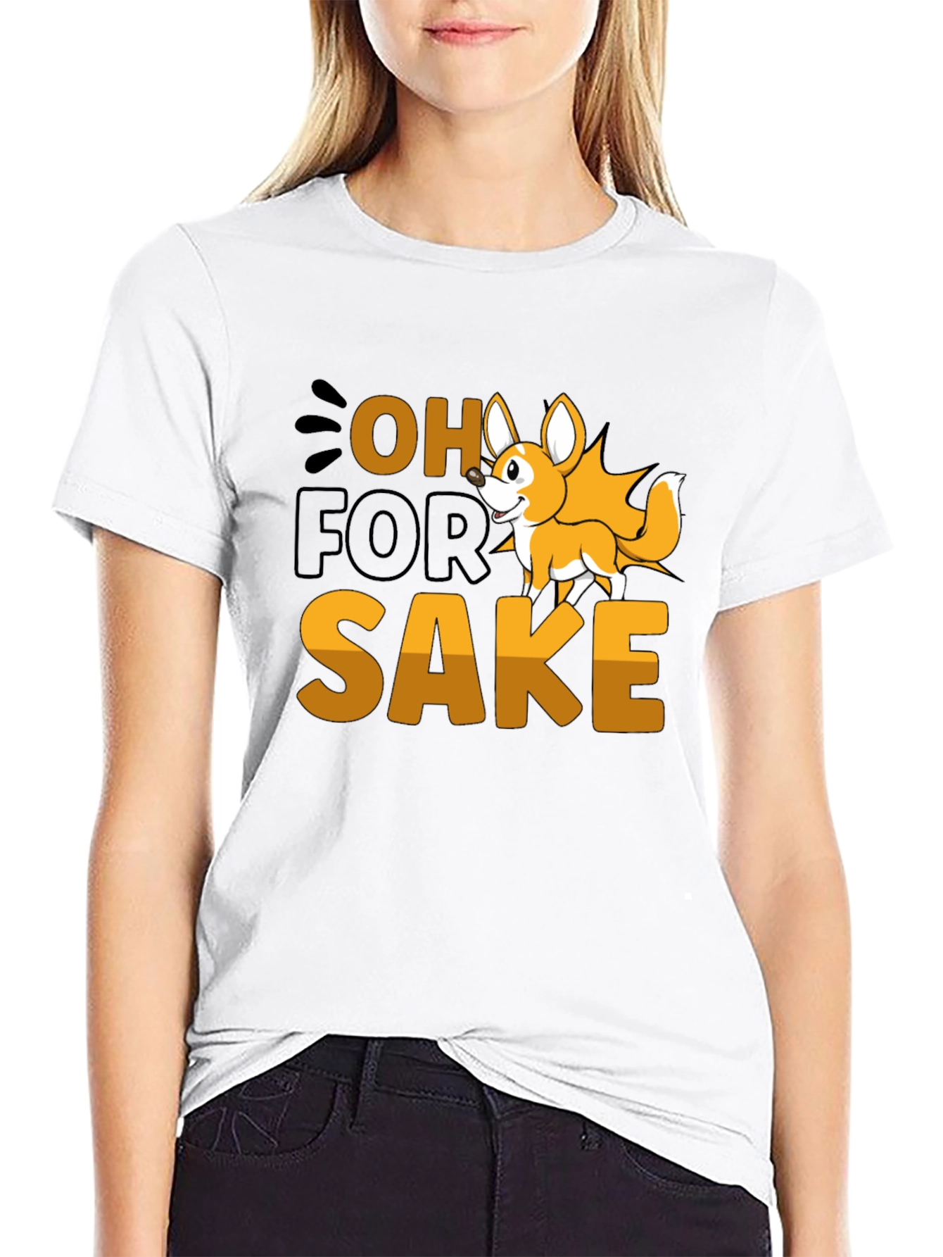 Oh For Fox Sake T-Shirt Funny Animal Tee