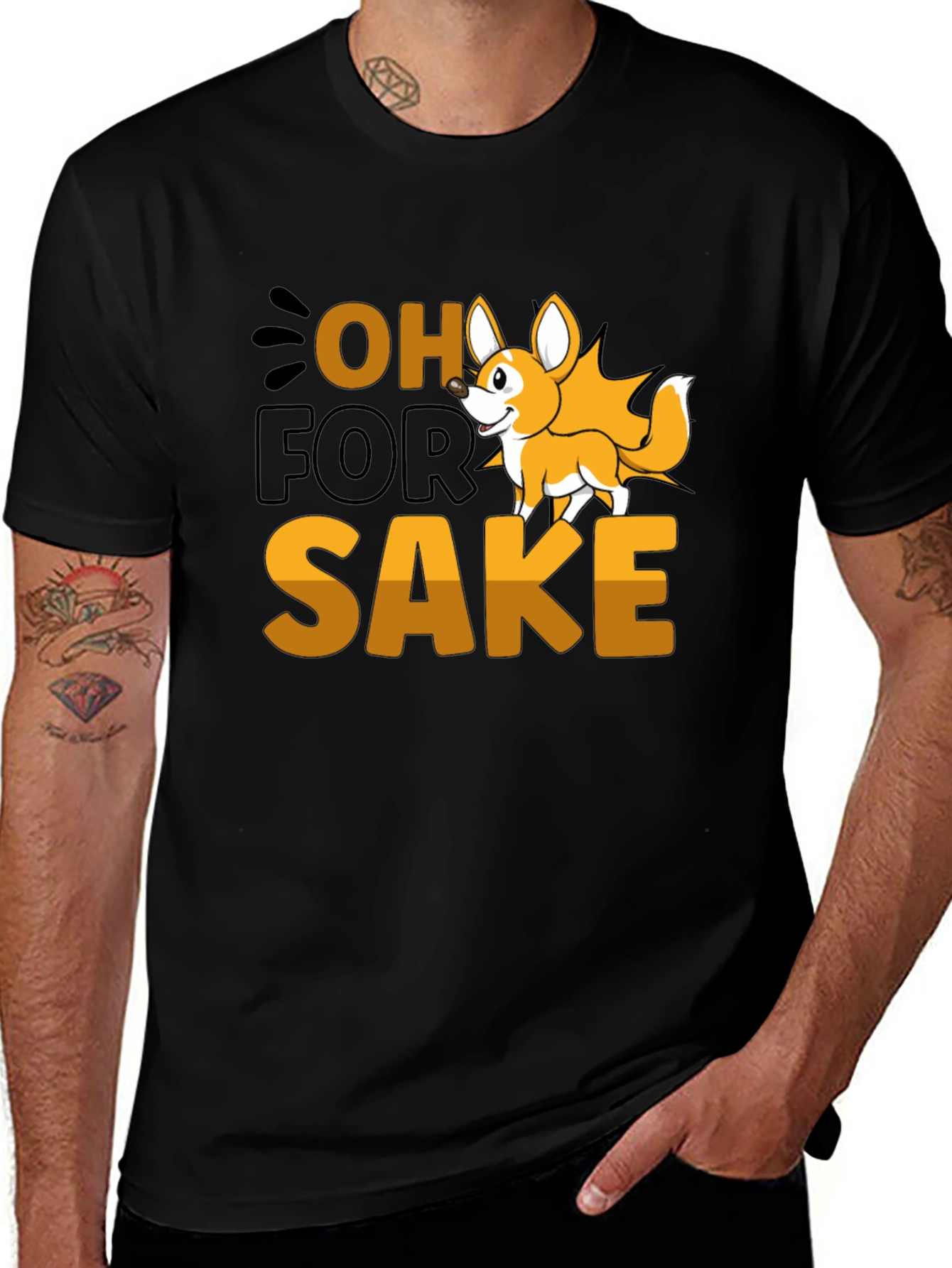 Oh For Fox Sake T-Shirt Funny Animal Tee