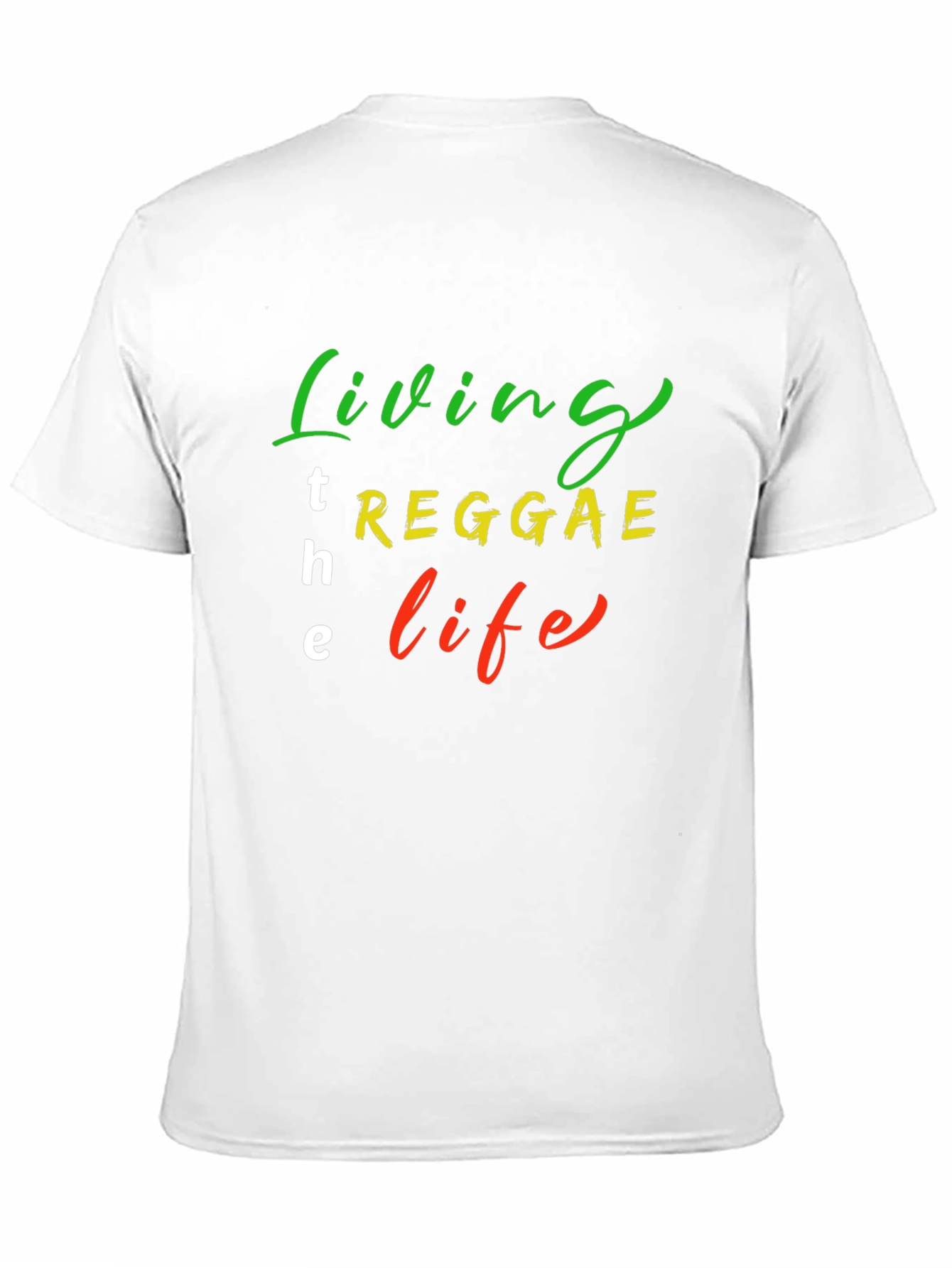 Reggae Life T-Shirt - Black Cotton Blend Graphic Tee