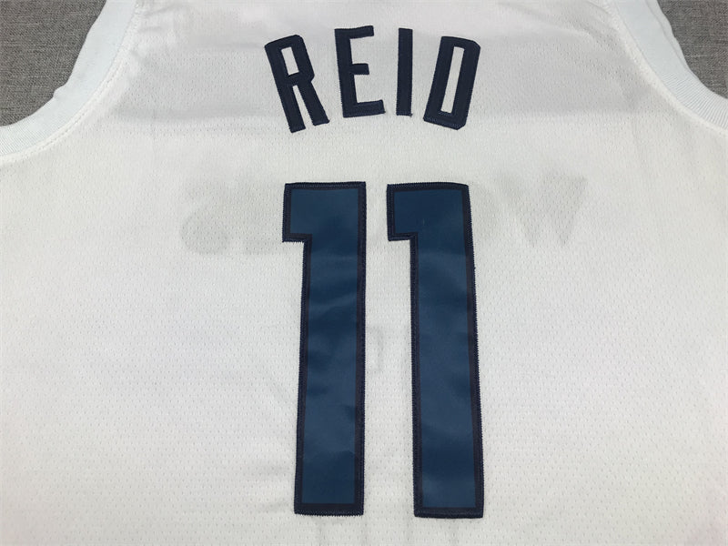 Men's Minnesota Timberwolves Naz Reid #11 White Swingman Jerseys - Association Edition