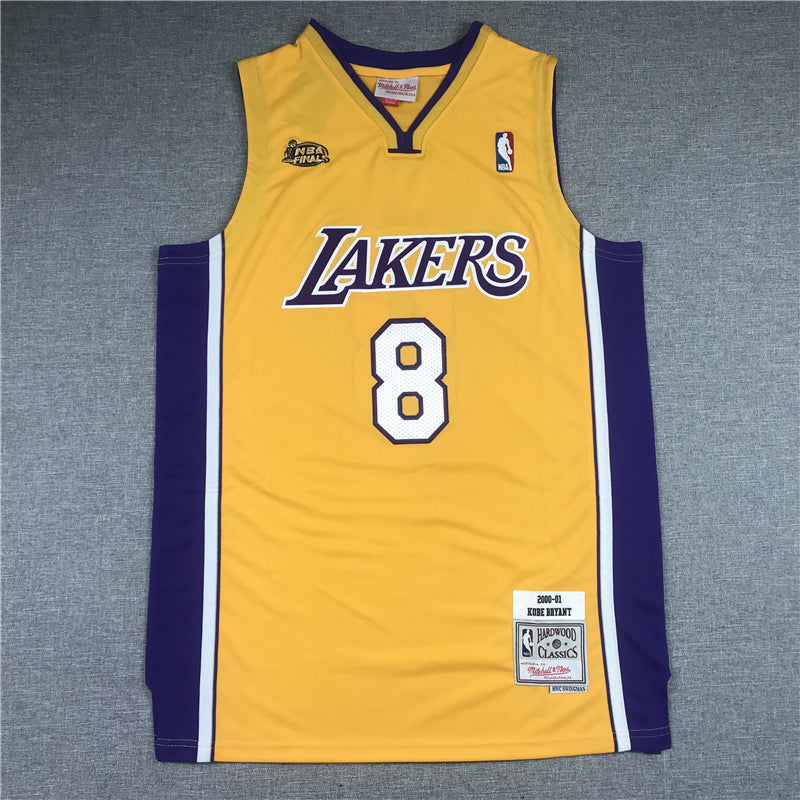 Men's Los Angeles Lakers Kobe Bryant 2000-01 Hardwood Classics Authentic Jerseys