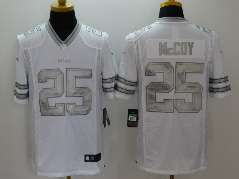 Men's Buffalo Bills LeSean McCoy #25 White Game Player Jerseys