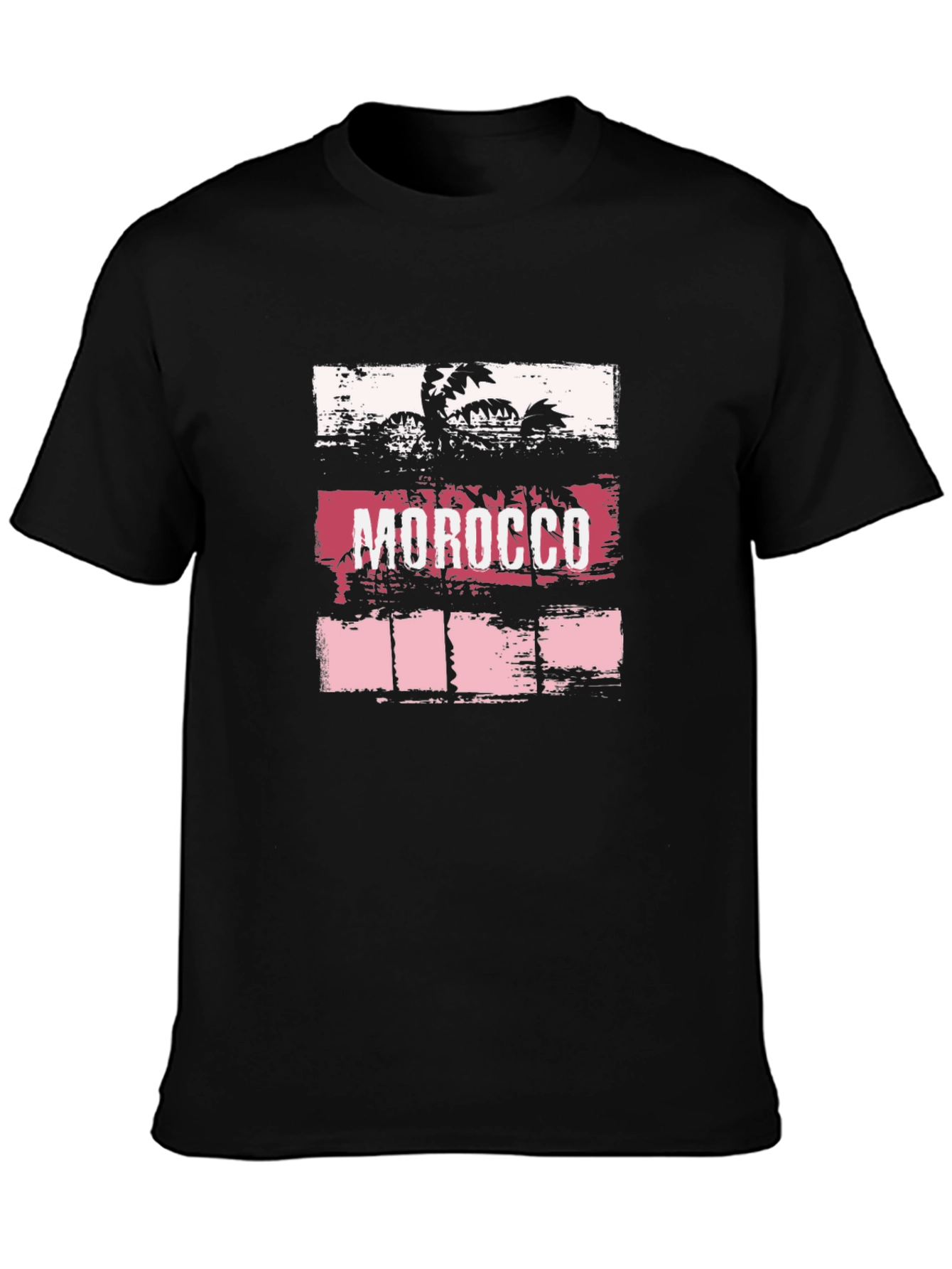 Morocco Palm Tree Graphic T-Shirt