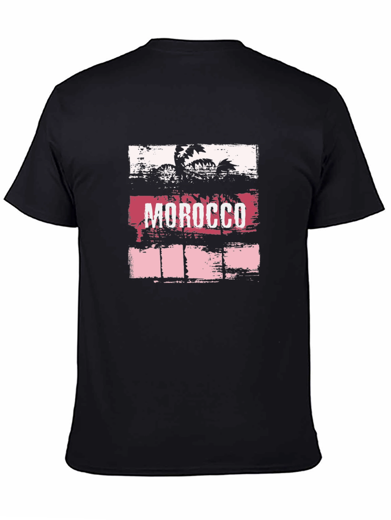 Morocco Palm Tree Graphic T-Shirt