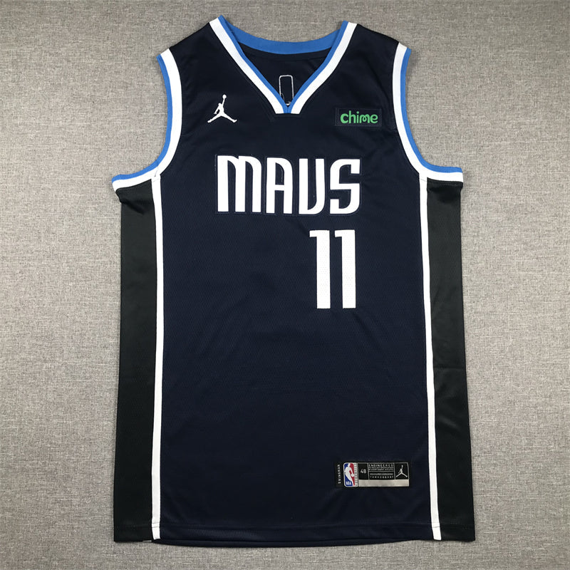 Men's Dallas Mavericks Kyrie Irving #11 Navy Swingman Jerseys - Statement Edition
