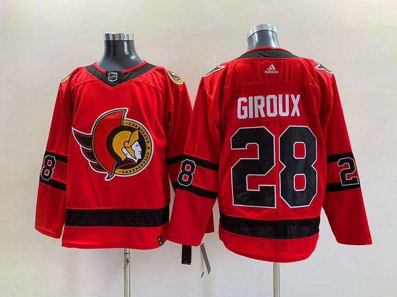 Men's Ottawa Senators Claude Giroux #28 Red Player Game Jerseys