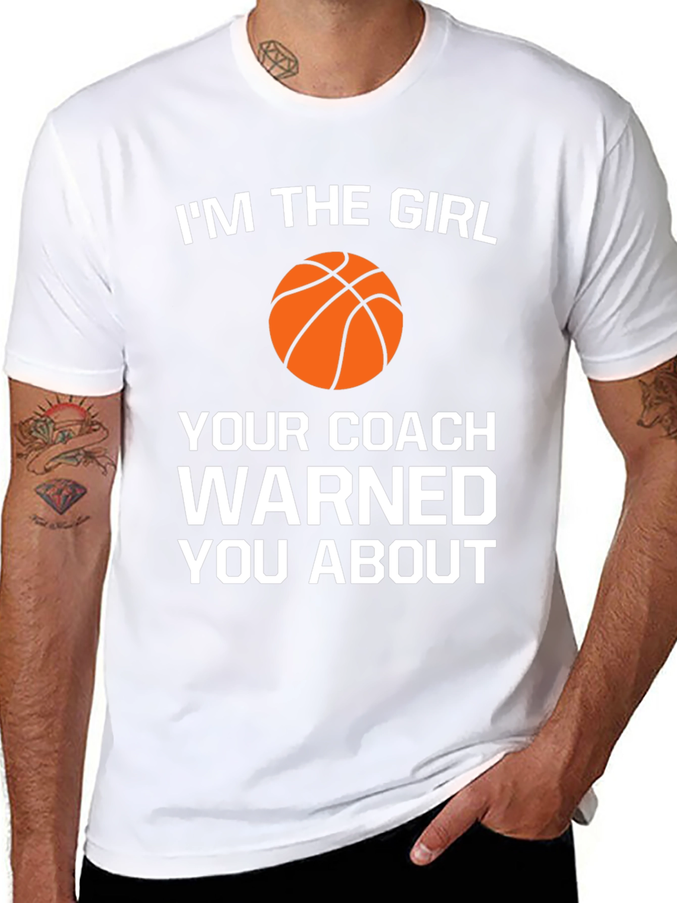 Im The Girl Basketball T-Shirt