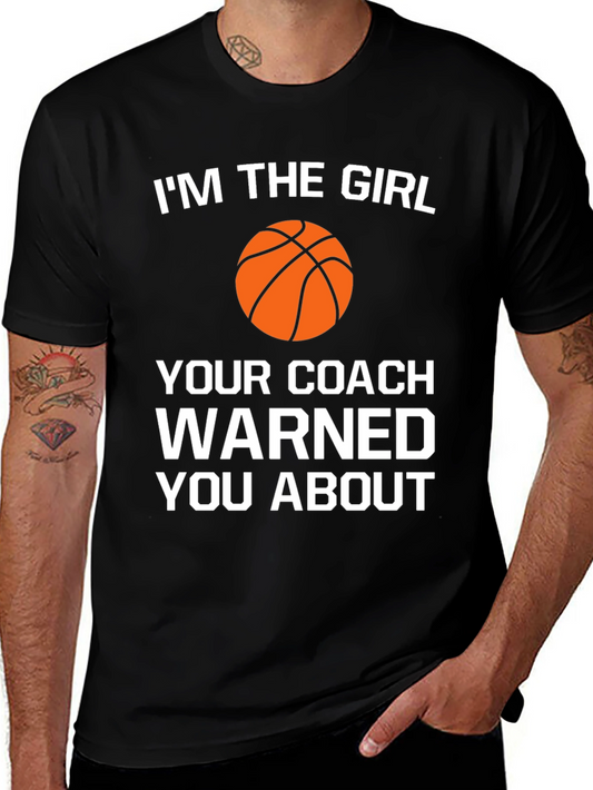 Im The Girl Basketball T-Shirt
