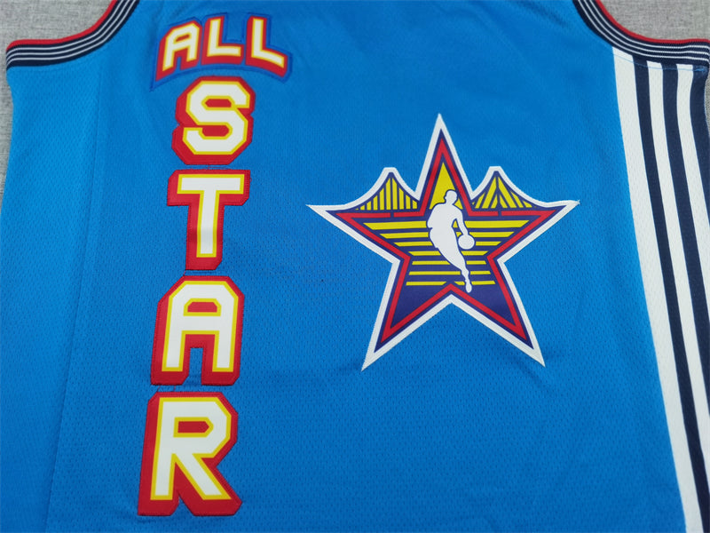 Men's Golden State Warriors Stephen Curry #30 Light Blue 2025 NBA All-Star Game Swingman Player Jerseys