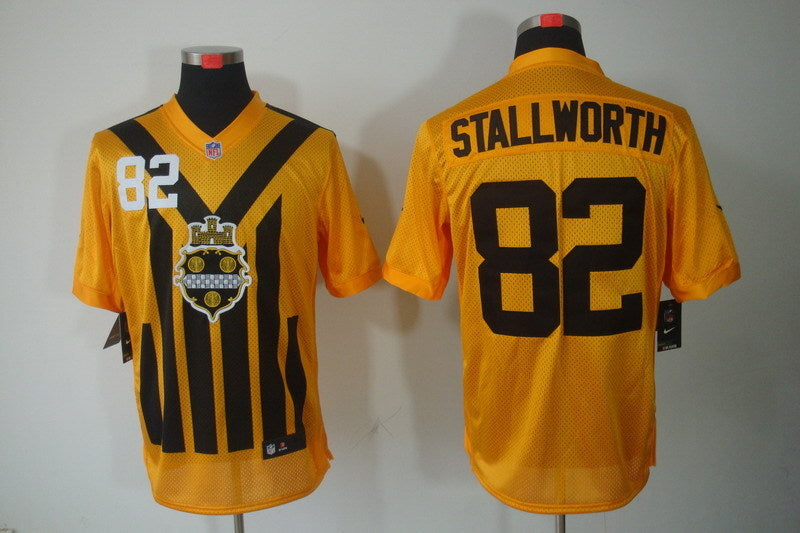 Men's Pittsburgh Steelers John Stallworth #82 Gold Game Jerseys