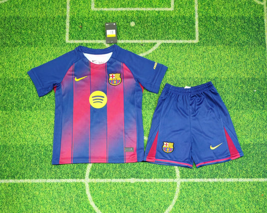 2025-26 Barcelona Home Jersey for Kids