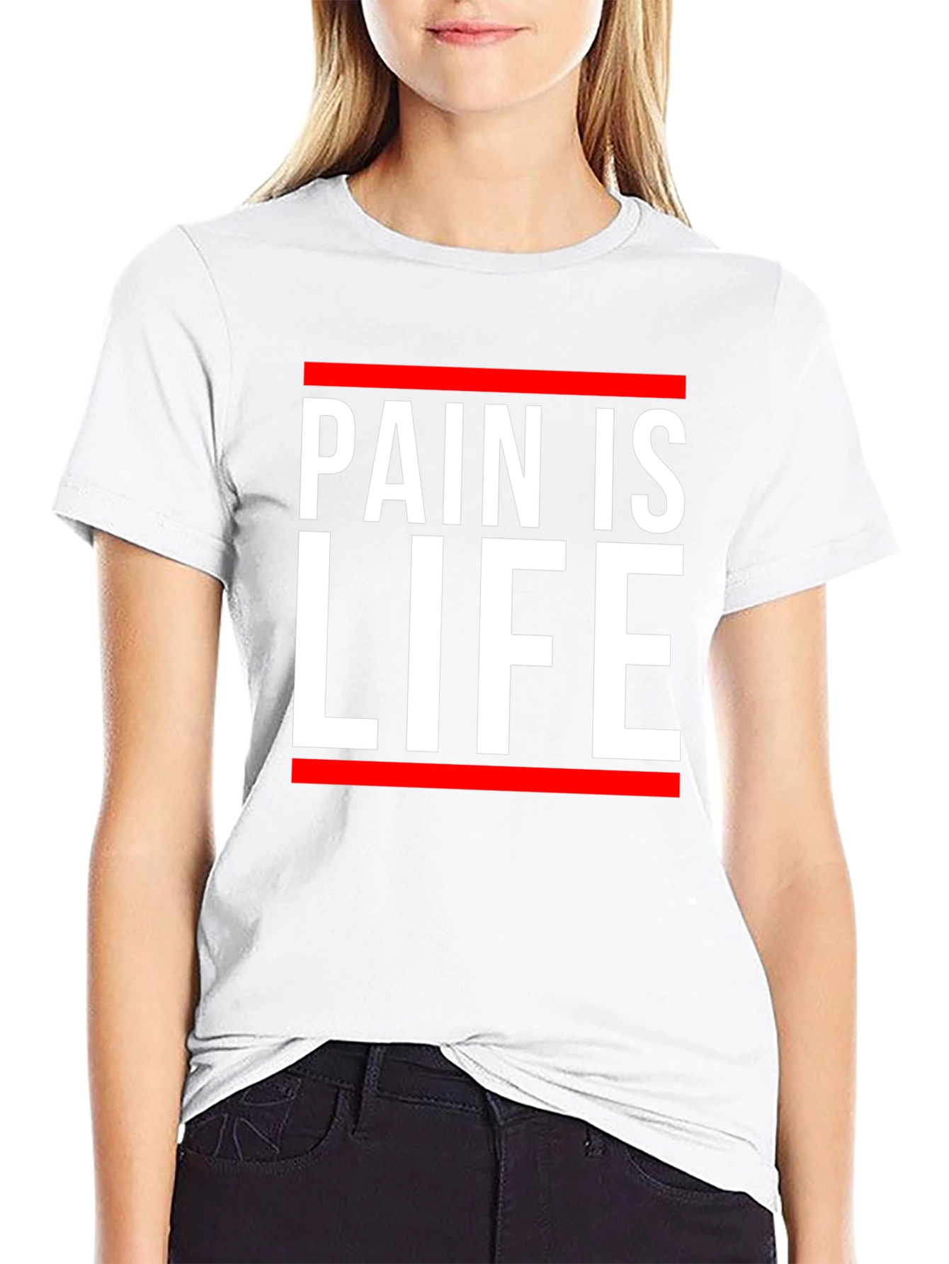 Pain is Life Graphic Tee - Bold Statement Shirt