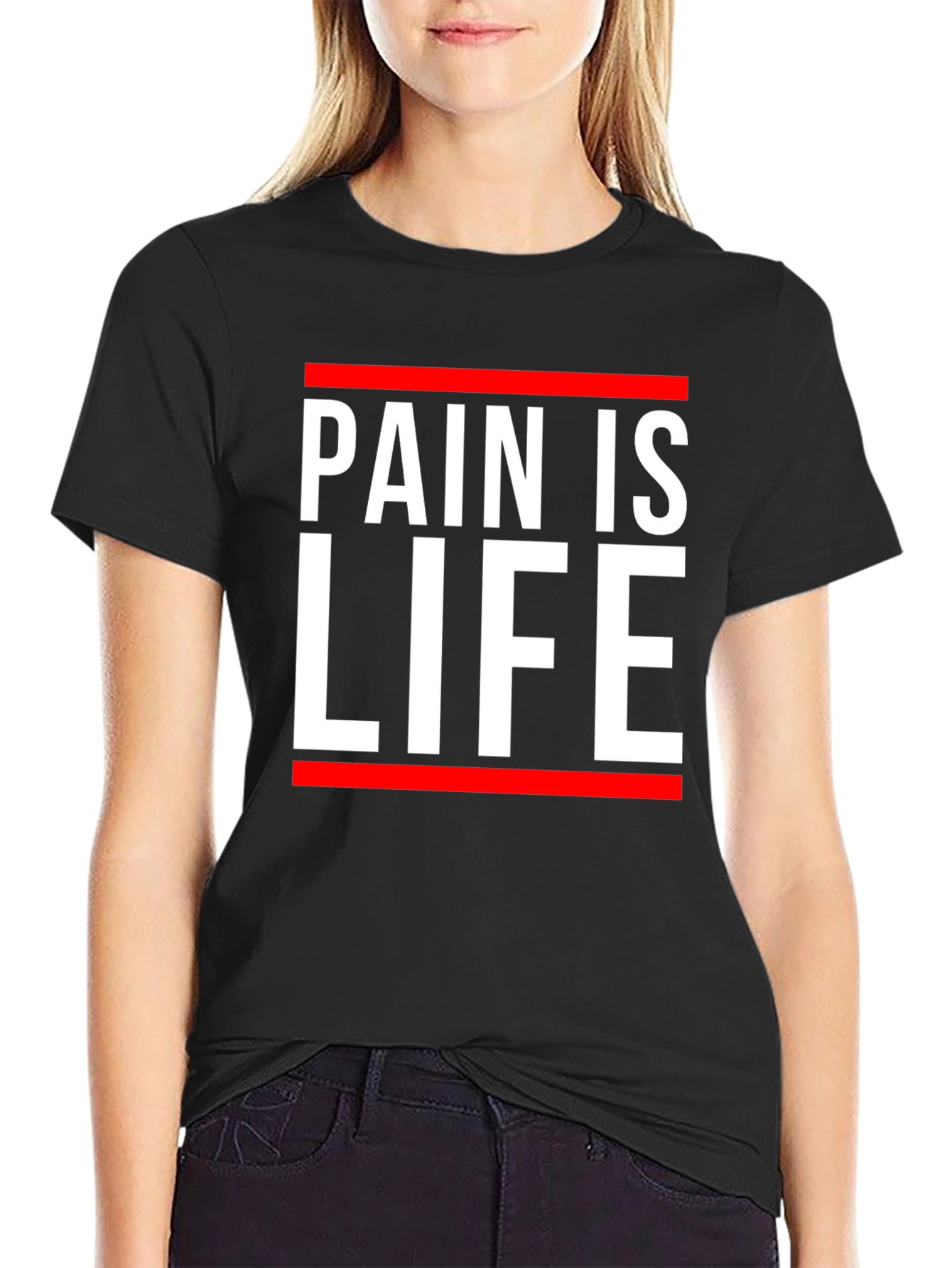 Pain is Life Graphic Tee - Bold Statement Shirt