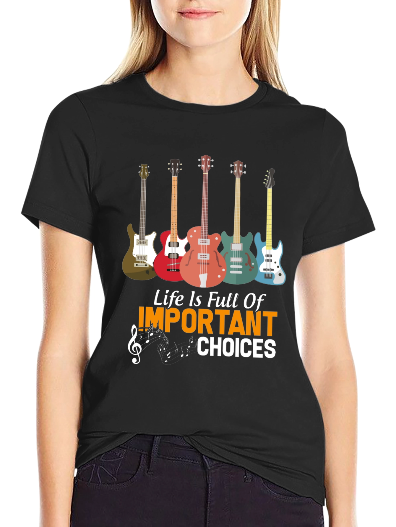 Guitar Life Choices Graphic Tee - Music Lover