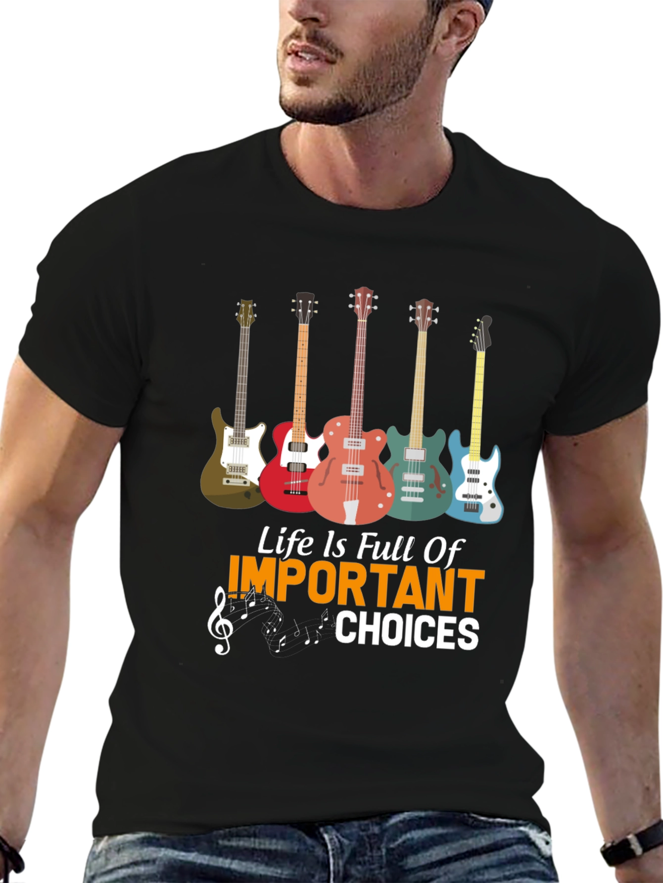 Guitar Life Choices Graphic Tee - Music Lover