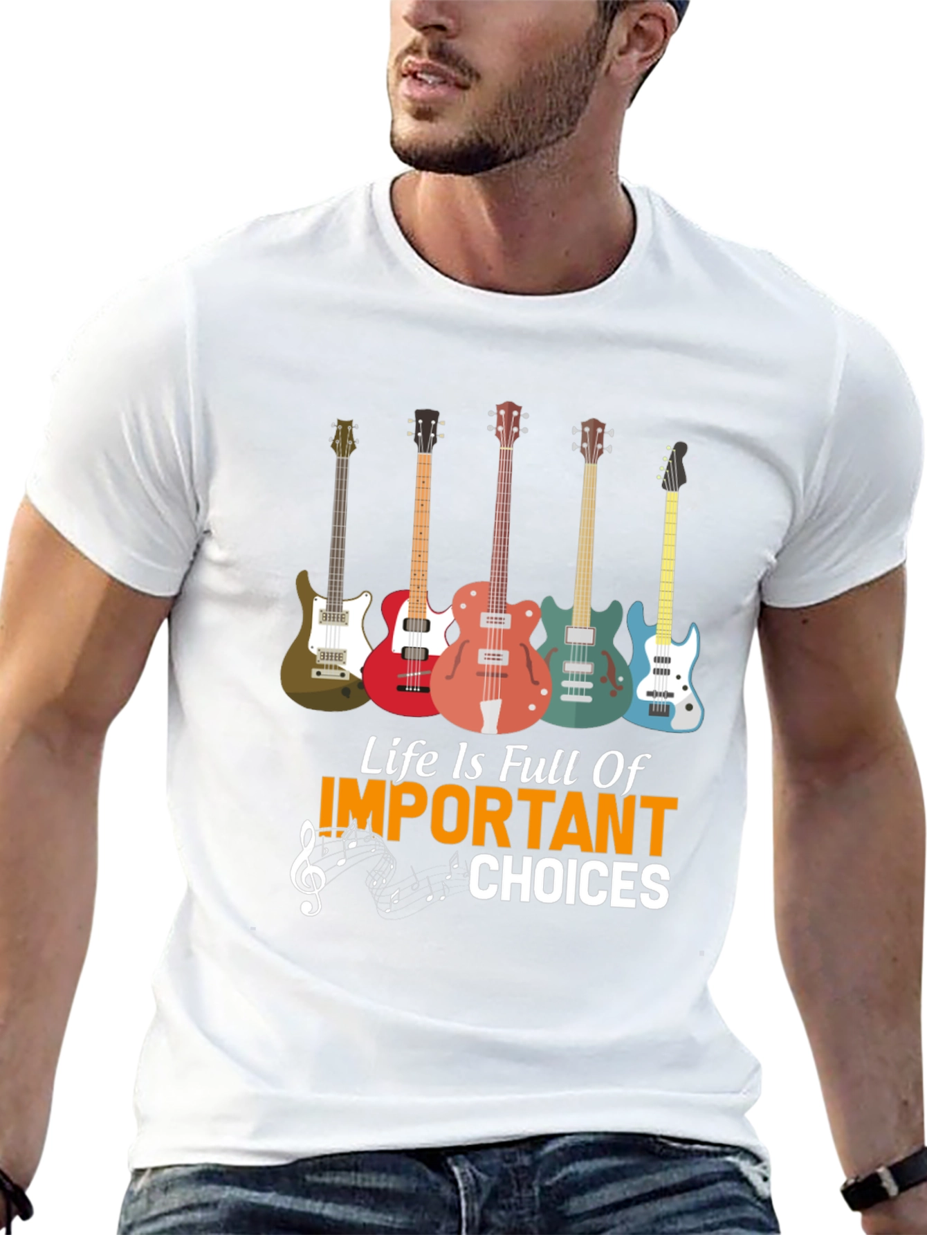 Guitar Life Choices Graphic Tee - Music Lover