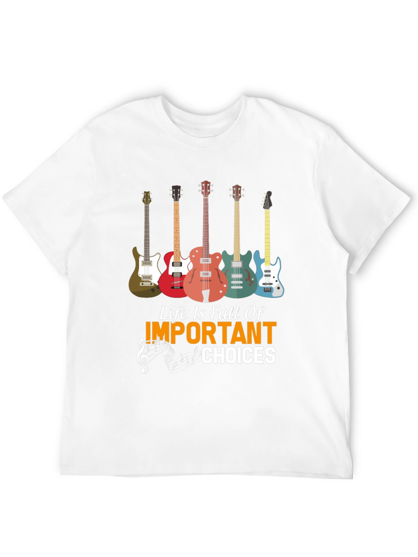 Guitar Life Choices Graphic Tee - Music Lover
