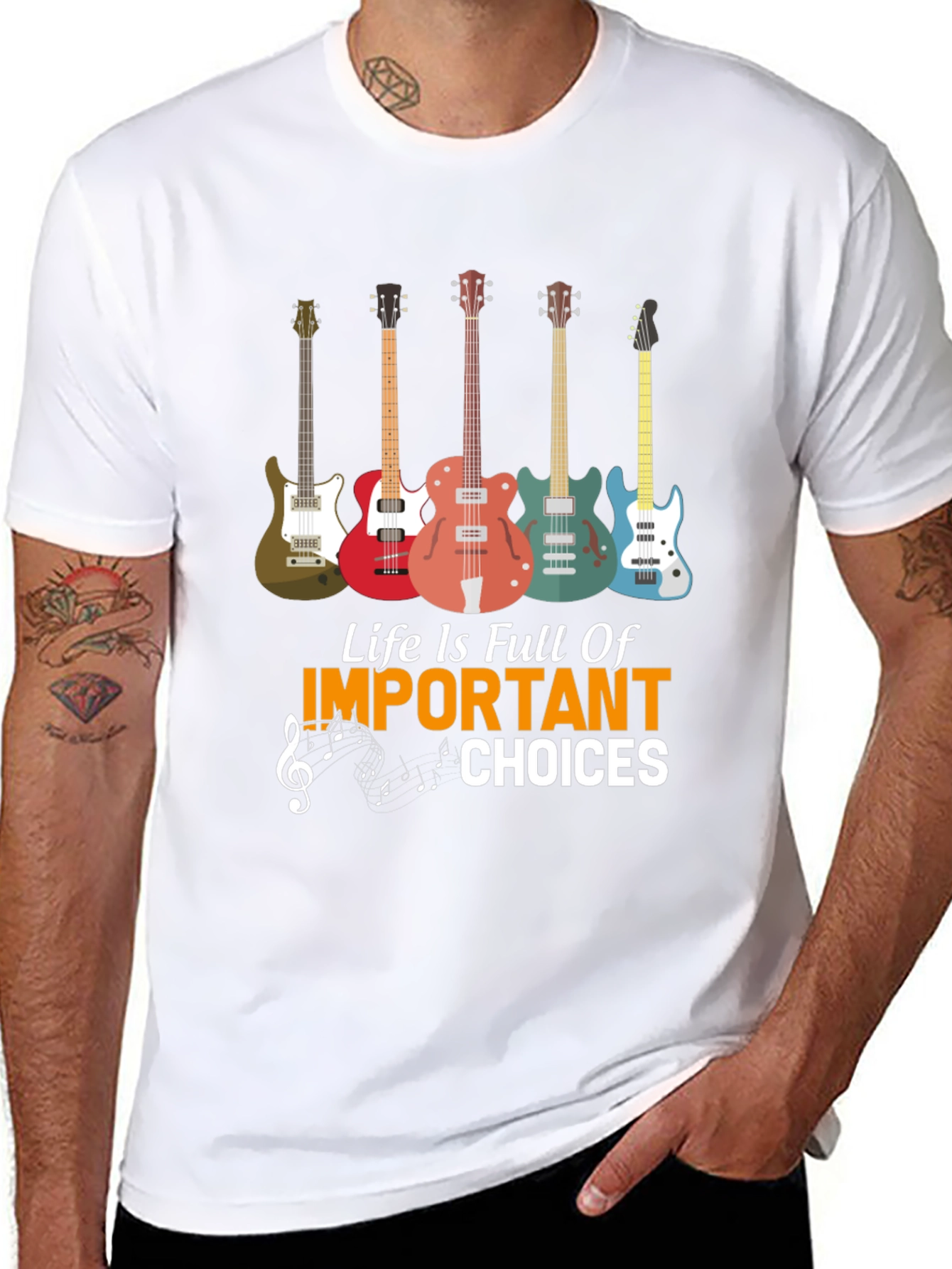 Guitar Life Choices Graphic Tee - Music Lover