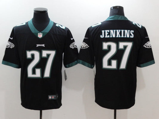 Men's Philadelphia Eagles Malcom Jenkins #27 Black Game Jerseys