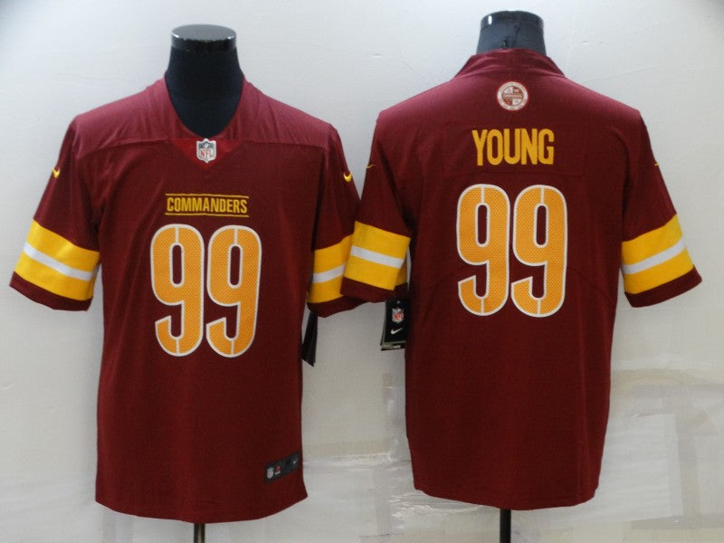 Men's Washington Commanders Chase Young #99 Red Game Player Jerseys