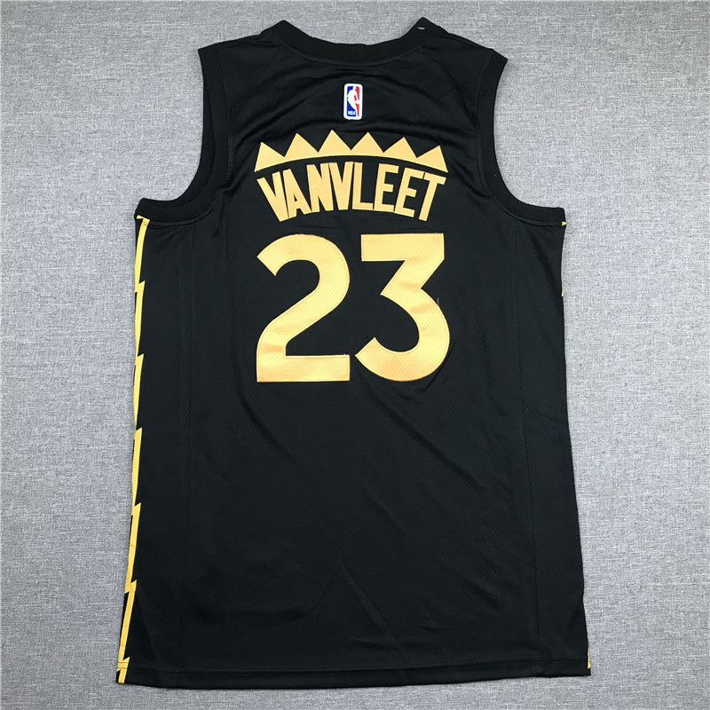 Men's Toronto Raptors Fred VanVleet Black 2020/21 Swingman Jerseys - City Edition