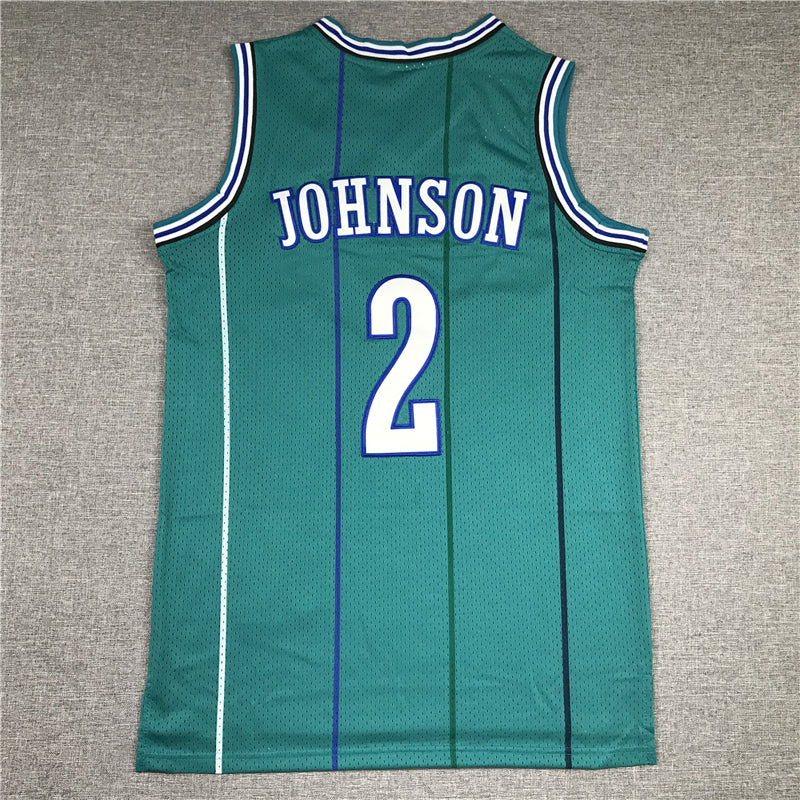 Men's Charlotte Hornets Larry Johnson 1992-93 Hardwood Classics Swingman Jerseys