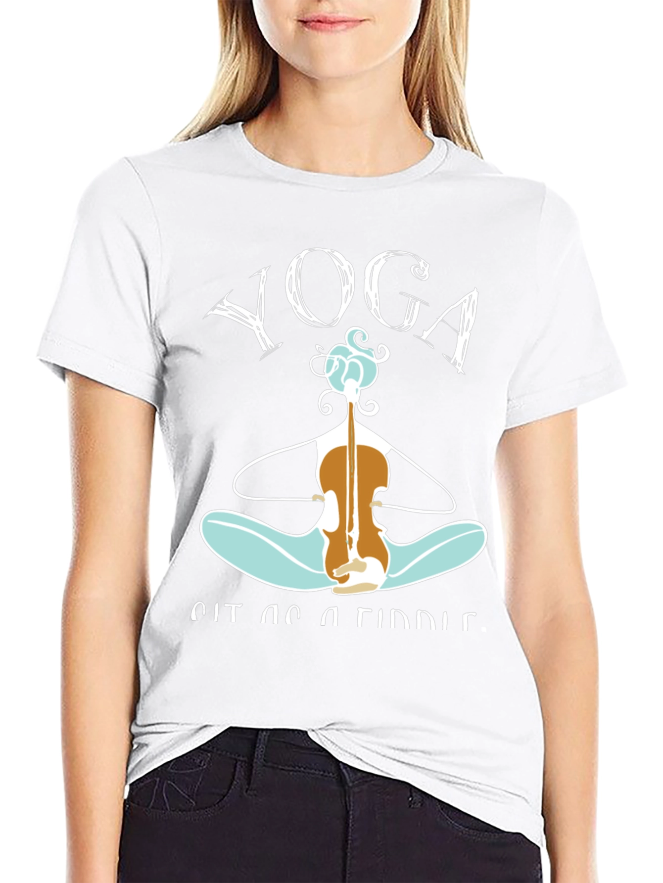 Yoga Sit as a Fiddle T-Shirt