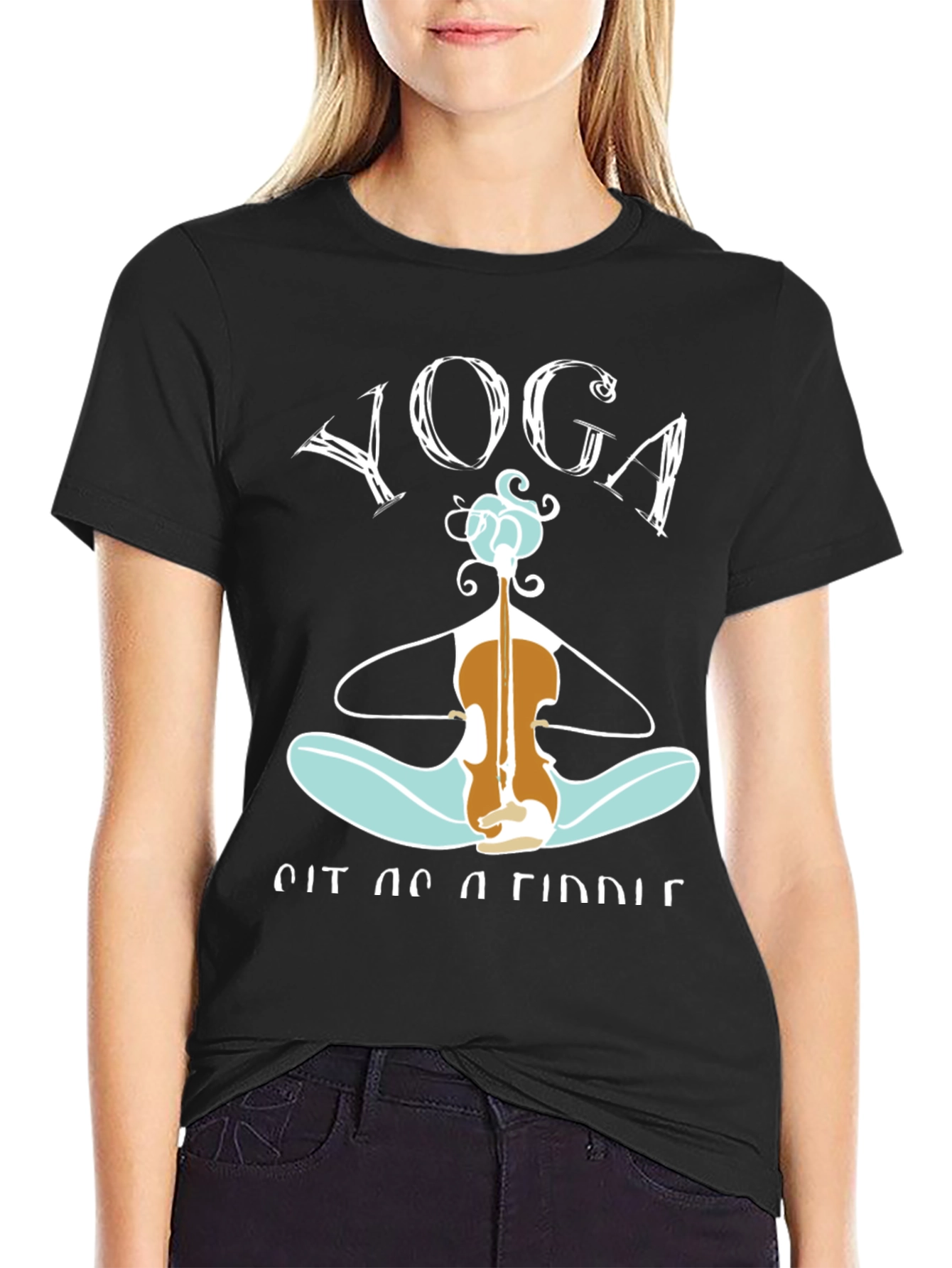 Yoga Sit as a Fiddle T-Shirt