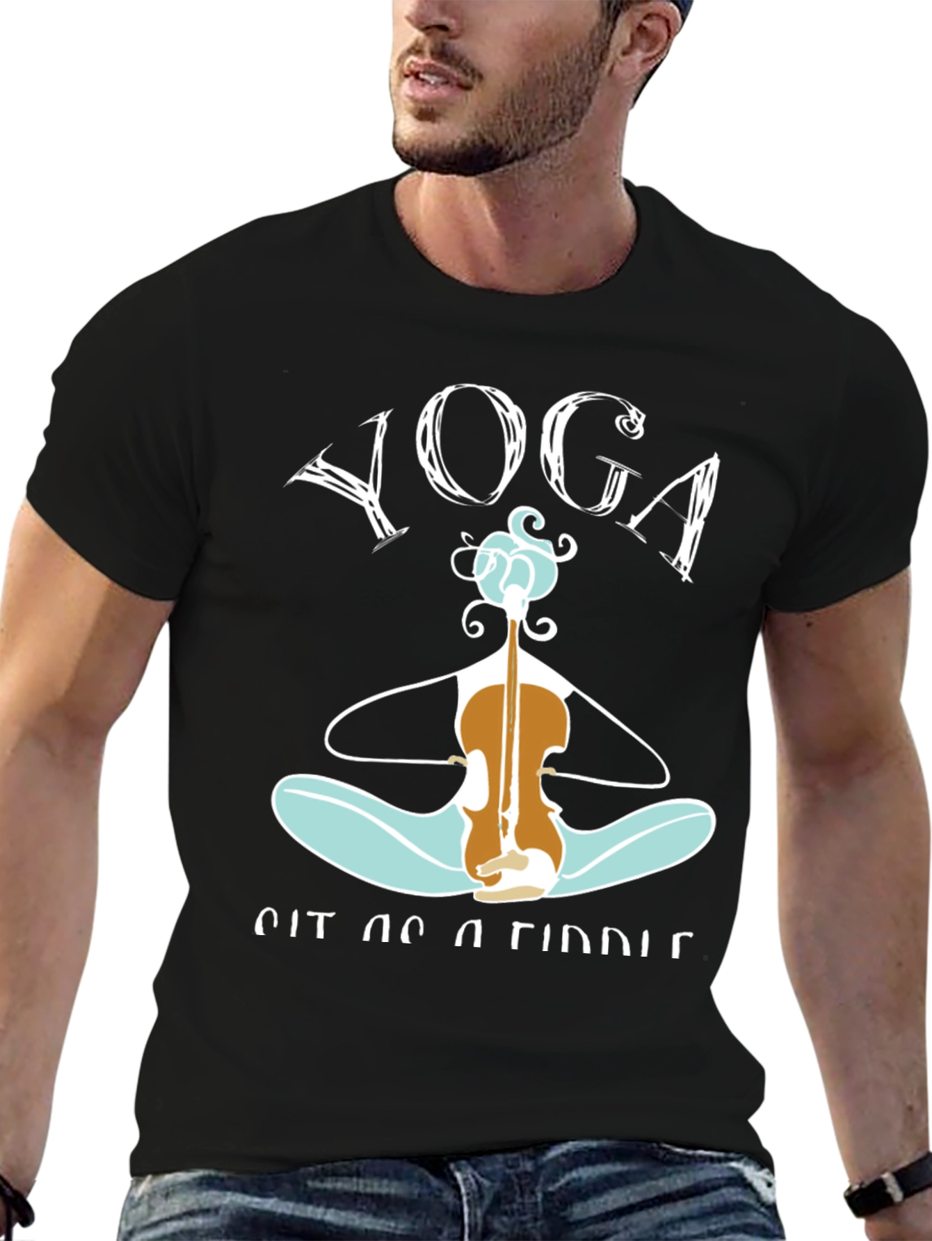 Yoga Sit as a Fiddle T-Shirt