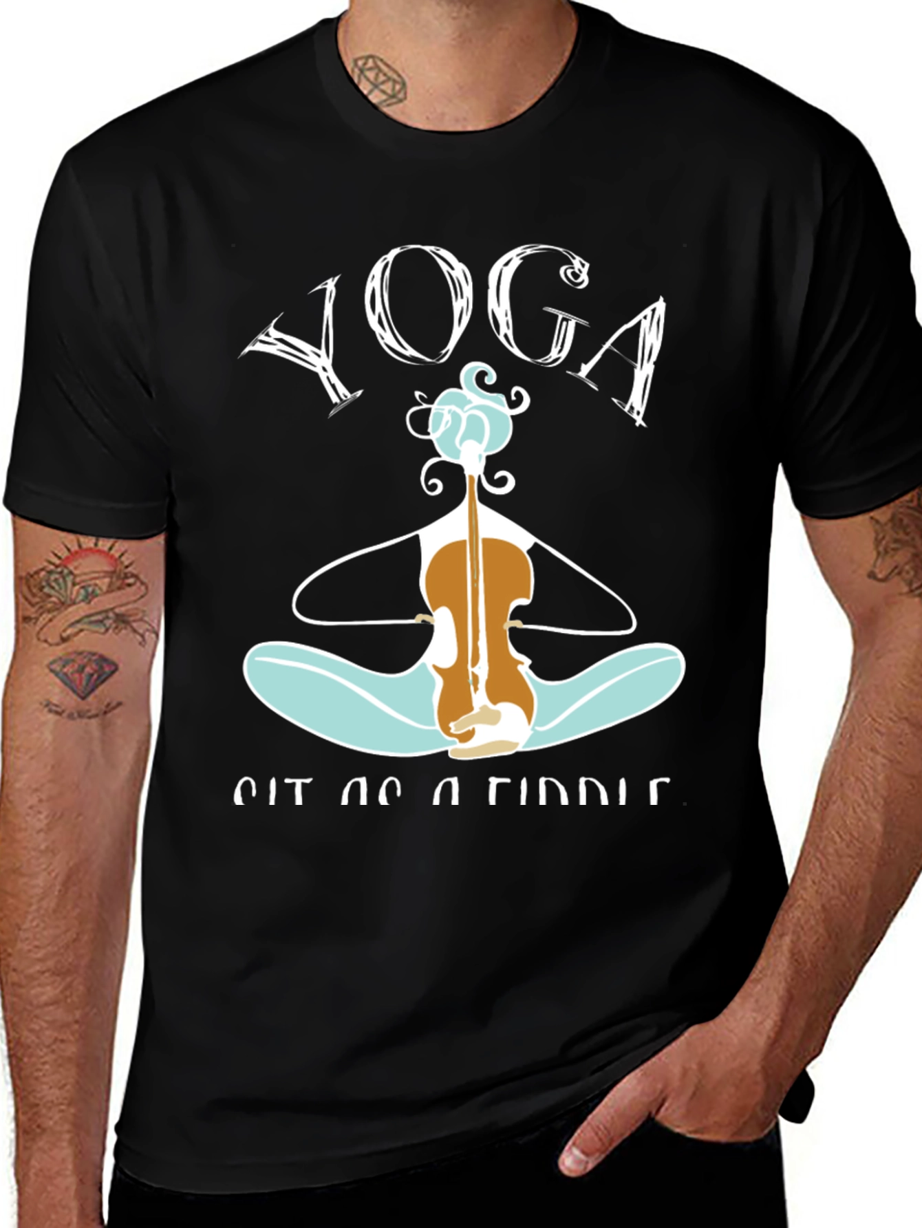 Yoga Sit as a Fiddle T-Shirt