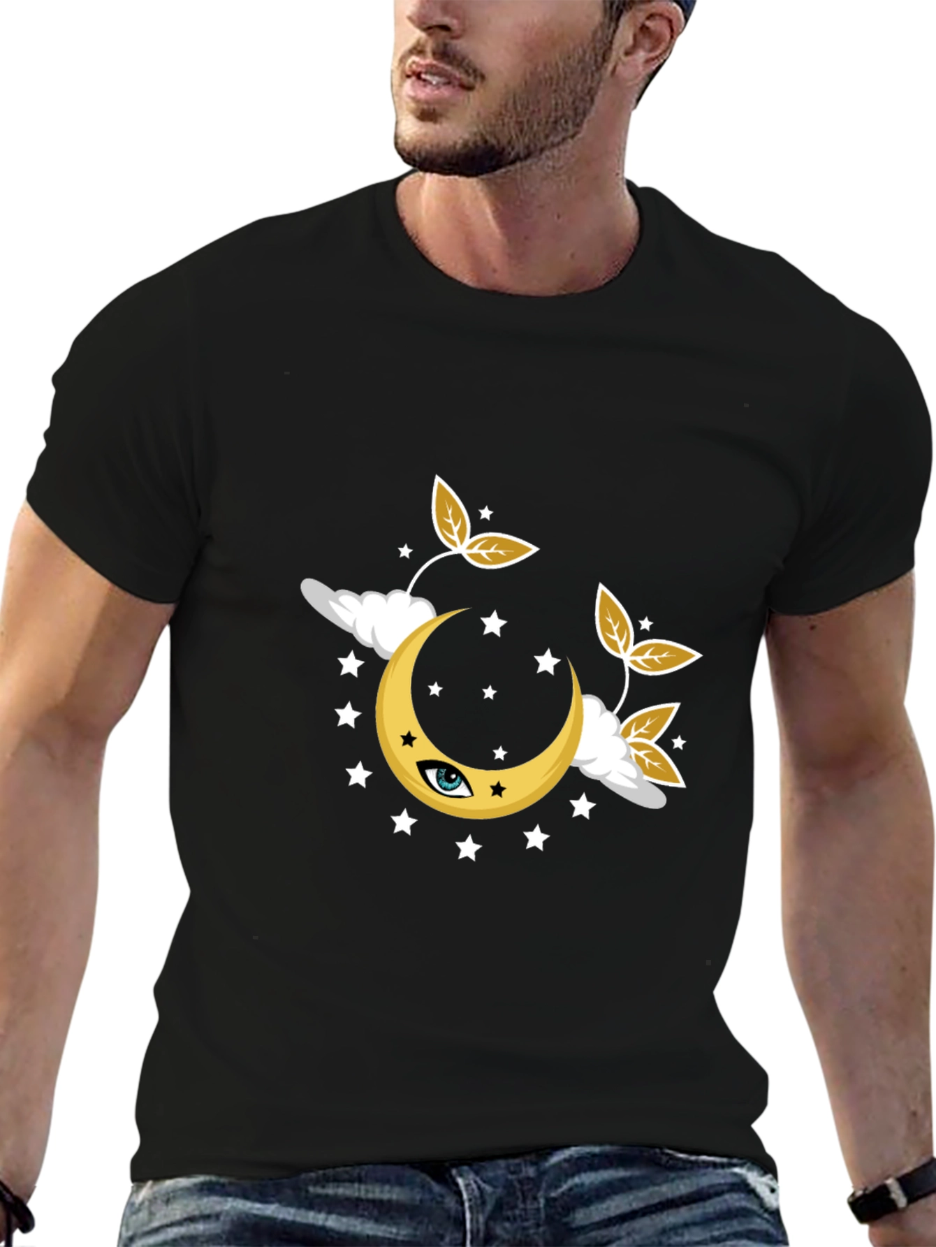 Celestial Dreams Black T-Shirt