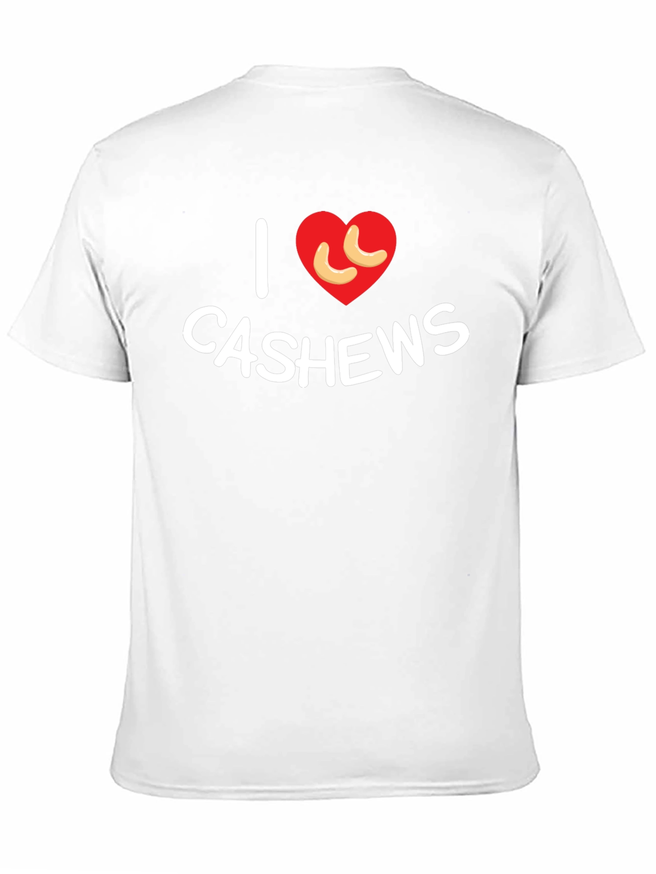 I Heart Cashews Black T-Shirt - Nut Lover Tee