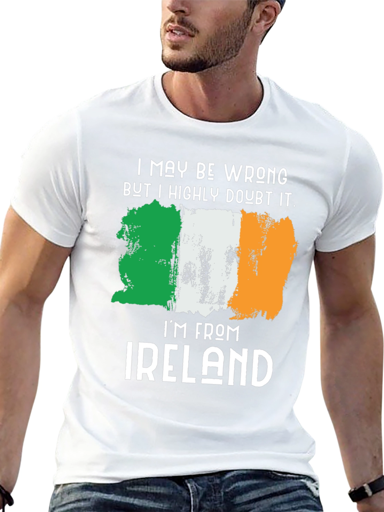 Funny Irish Flag T-Shirt - I May Be Wrong
