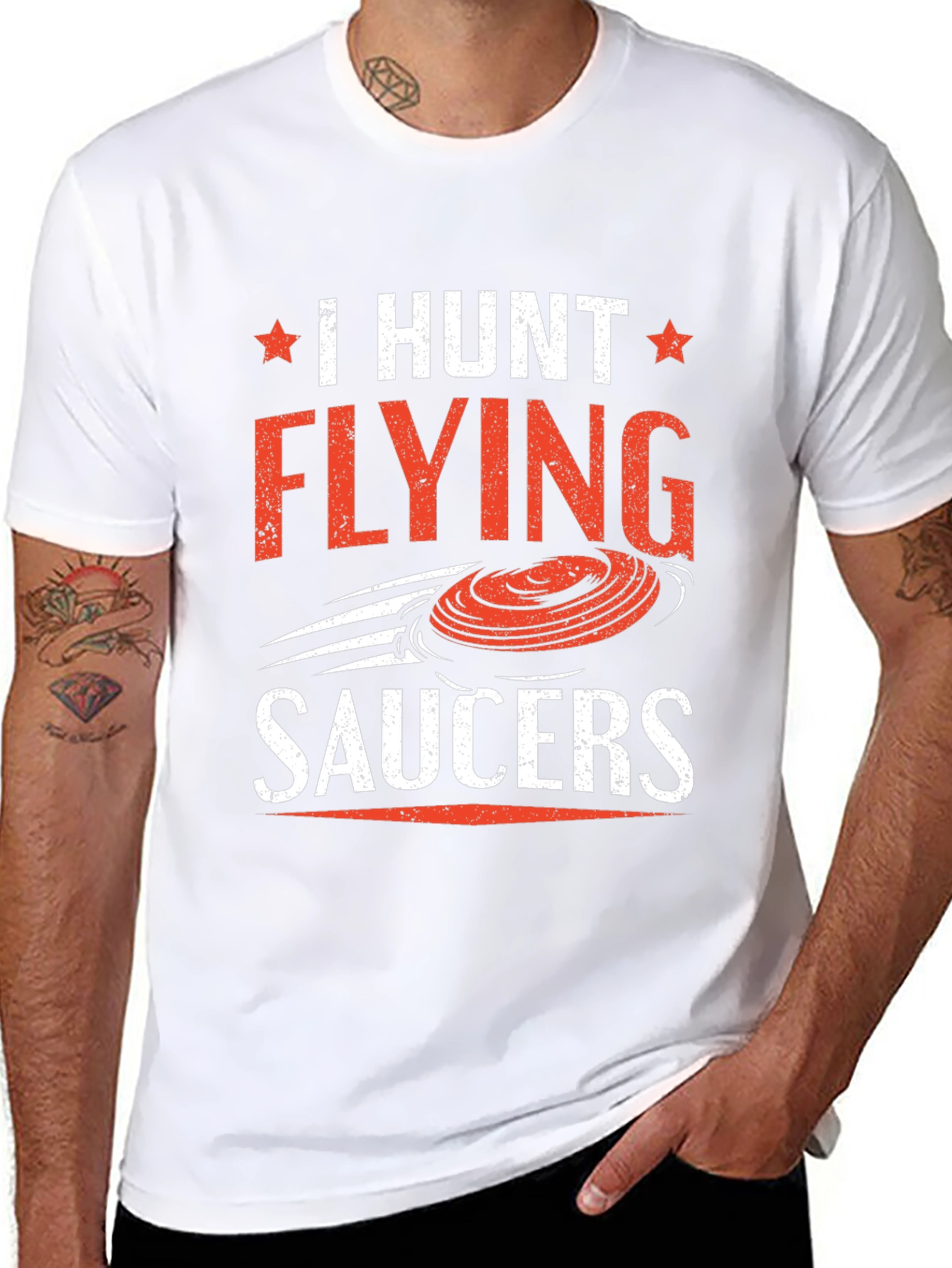 I Hunt Flying Saucers T-Shirt