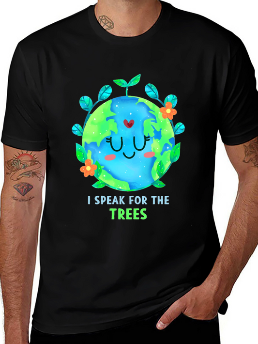 Earth Day I Speak For The Trees Graphic T-Shirt