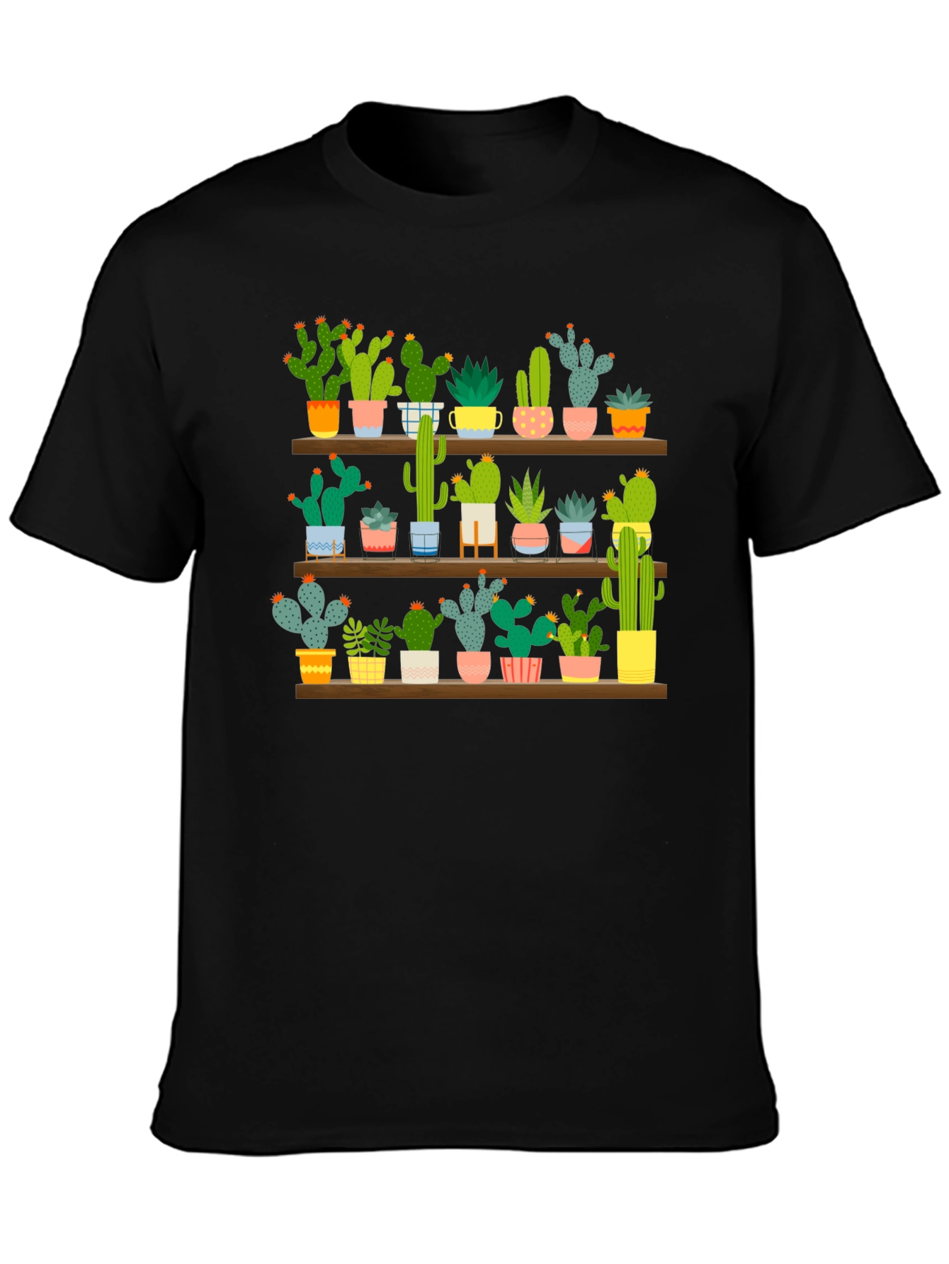 Cactus Shelf Graphic T-Shirt